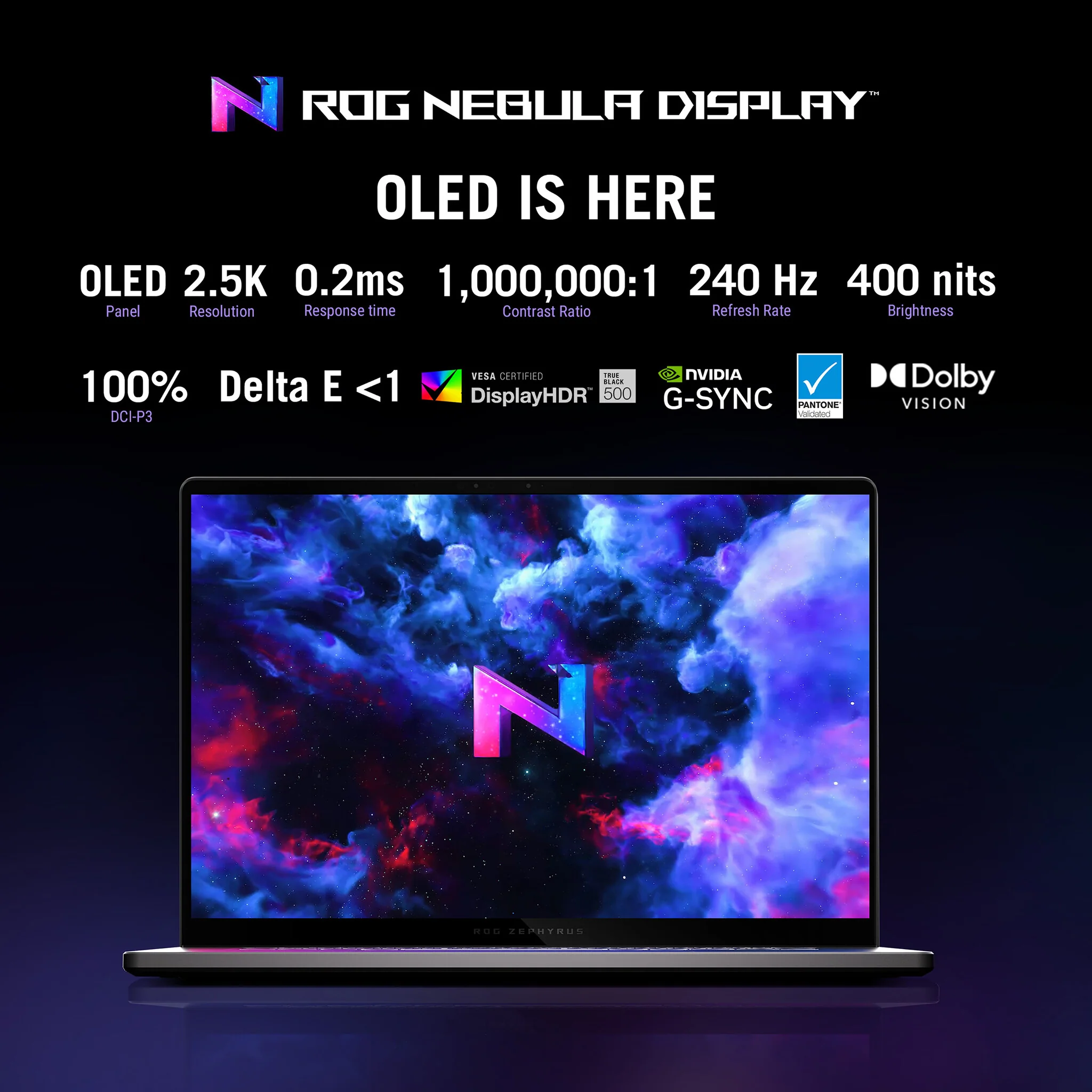 ASUS ROG Zephyrus G16 Laptop - 40.6 cm (16") - Intel Core Ultra 9 185H - 32 GB LPDDR5x-SDRAM - 1 TB SSD - NVIDIA GeForce RTX 4070 - Wi-Fi 6E - Windows 11 Home - Grey - Image 10