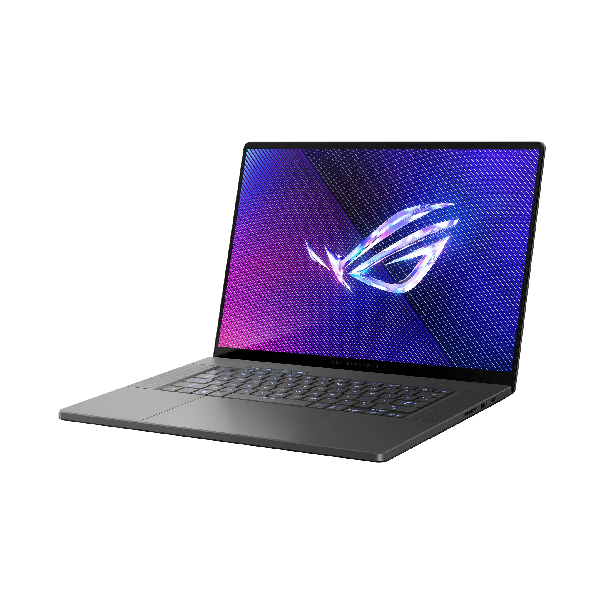 ASUS ROG Zephyrus G16 Laptop - 40.6 cm (16") - Intel Core Ultra 9 185H - 32 GB LPDDR5x-SDRAM - 1 TB SSD - NVIDIA GeForce RTX 4070 - Wi-Fi 6E - Windows 11 Home - Grey - Image 2