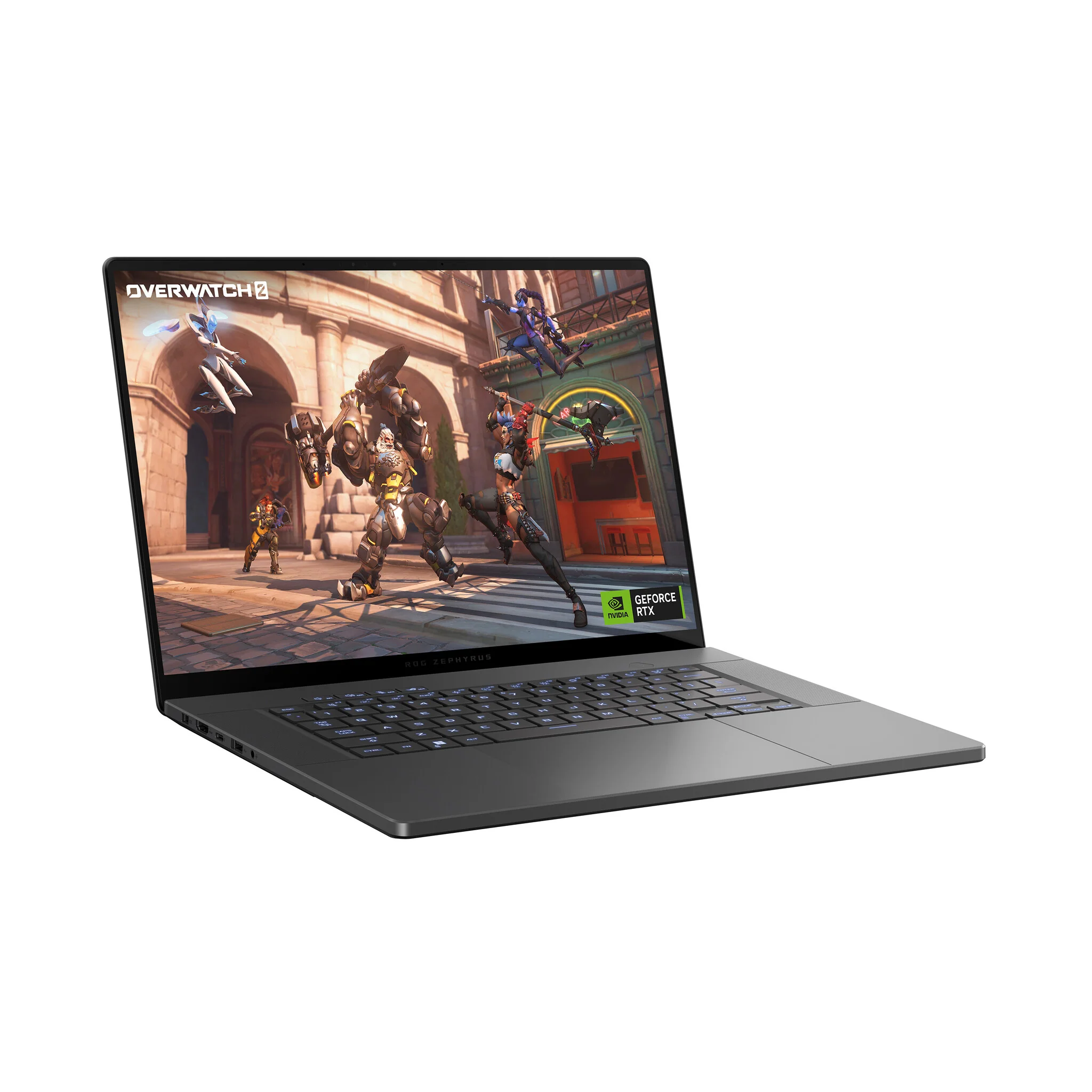 ASUS ROG Zephyrus G16 Laptop - 40.6 cm (16") - Intel Core Ultra 9 185H - 32 GB LPDDR5x-SDRAM - 1 TB SSD - NVIDIA GeForce RTX 4070 - Wi-Fi 6E - Windows 11 Home - Grey - Image 3