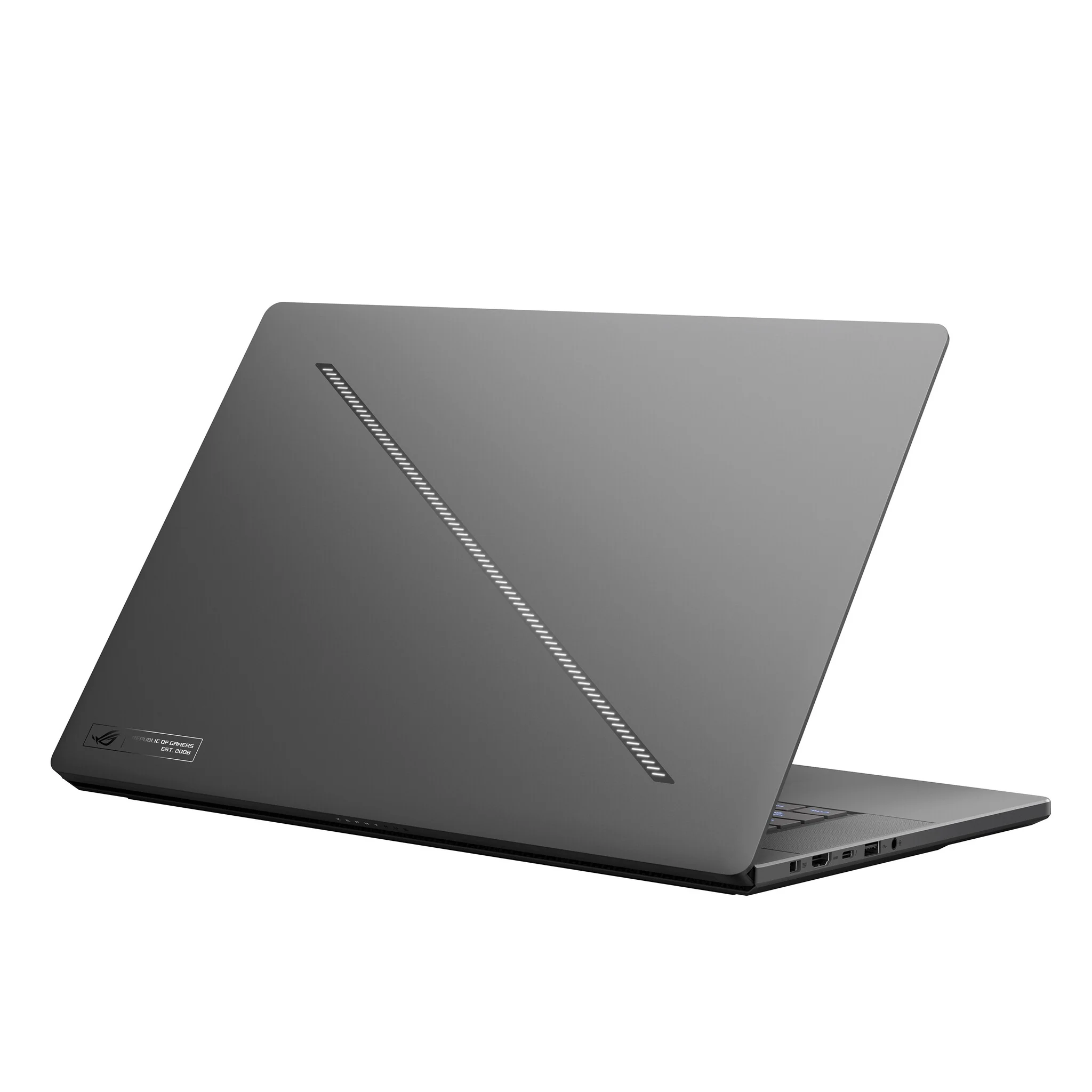 ASUS ROG Zephyrus G16 Laptop - 40.6 cm (16") - Intel Core Ultra 9 185H - 32 GB LPDDR5x-SDRAM - 1 TB SSD - NVIDIA GeForce RTX 4070 - Wi-Fi 6E - Windows 11 Home - Grey - Image 5