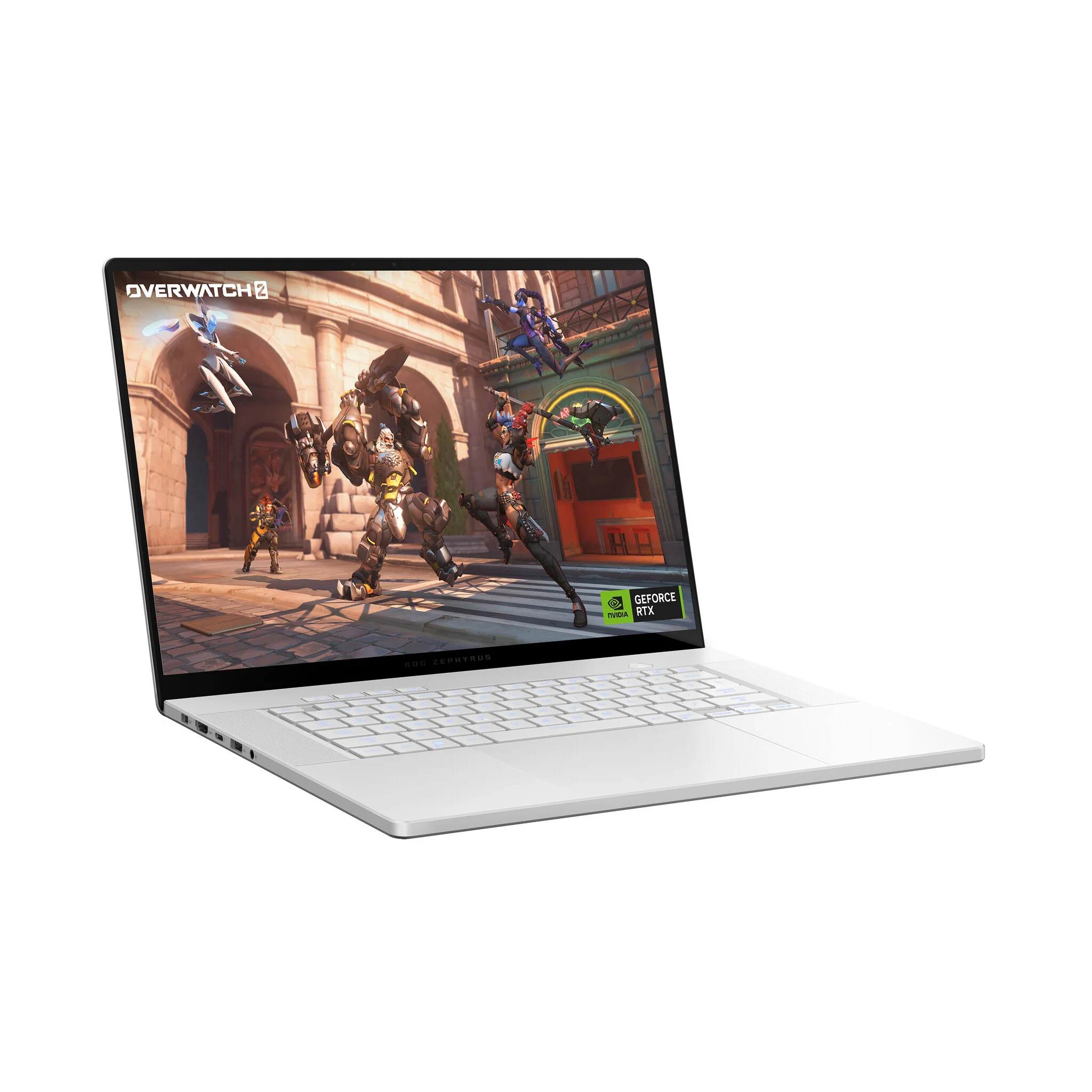 ASUS ROG Zephyrus G16 Laptop - 40.6 cm (16") - Intel Core Ultra 9 185H - 32 GB LPDDR5x-SDRAM - 1 TB SSD - NVIDIA GeForce RTX 4060 - Wi-Fi 6E - Windows 11 Home - White - Image 2