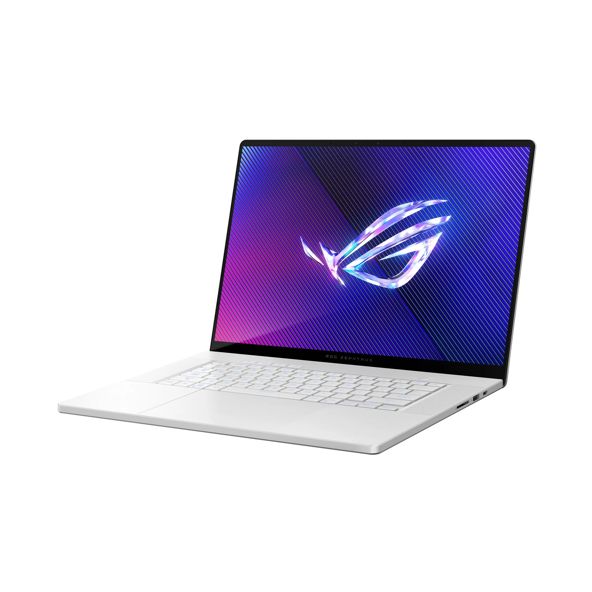 ASUS ROG Zephyrus G16 Laptop - 40.6 cm (16") - Intel Core Ultra 9 185H - 32 GB LPDDR5x-SDRAM - 1 TB SSD - NVIDIA GeForce RTX 4060 - Wi-Fi 6E - Windows 11 Home - White - Image 3