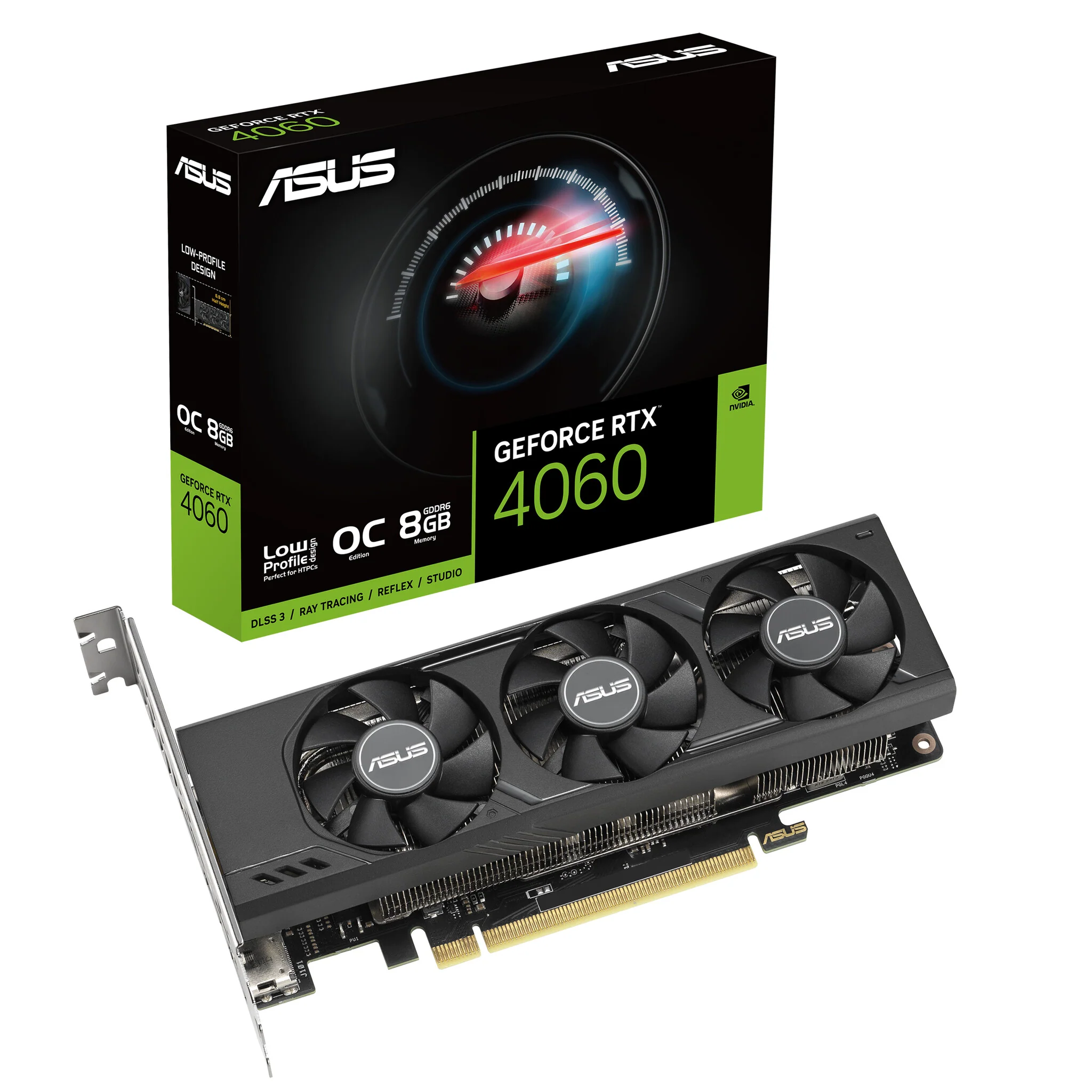 ASUS Low Profile OC Edition - NVIDIA 8 GB GDDR6 GeForce RTX 4060 graphics card - Image 2
