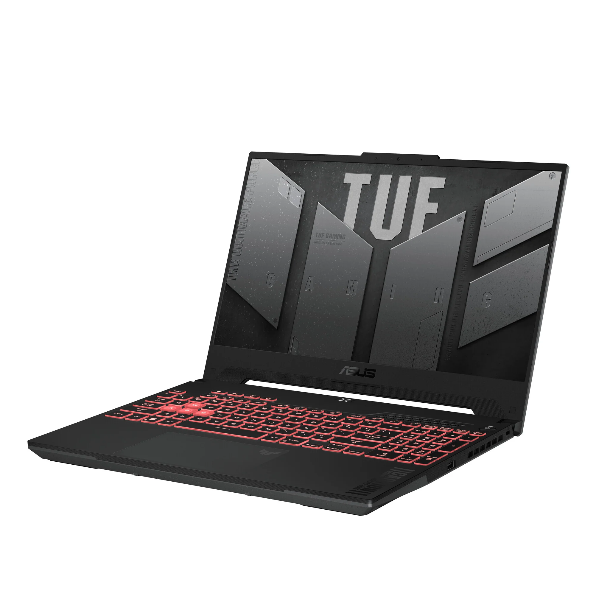 ASUS TUF Gaming A15 Laptop - 39.6 cm (15.6") - AMD Ryzen™ 7 7735HS - 16 GB DDR5-SDRAM - 512 GB SSD - NVIDIA GeForce RTX 4060 - Wi-Fi 6 - Windows 11 Home - Grey - Image 3