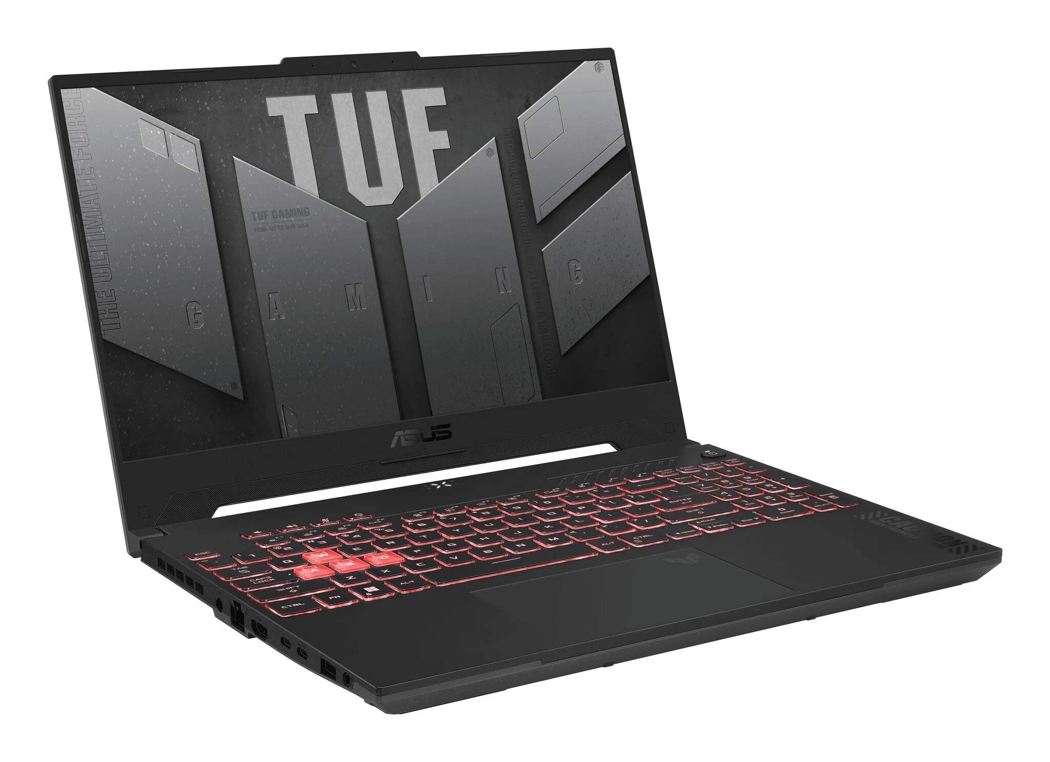 ASUS TUF Gaming A15 Laptop - 39.6 cm (15.6") - AMD Ryzen™ 5 7535HS - 16 GB DDR5-SDRAM - 512 GB SSD - NVIDIA GeForce RTX 4060 - Wi-Fi 6 - Windows 11 Home - Black / Grey - Image 2