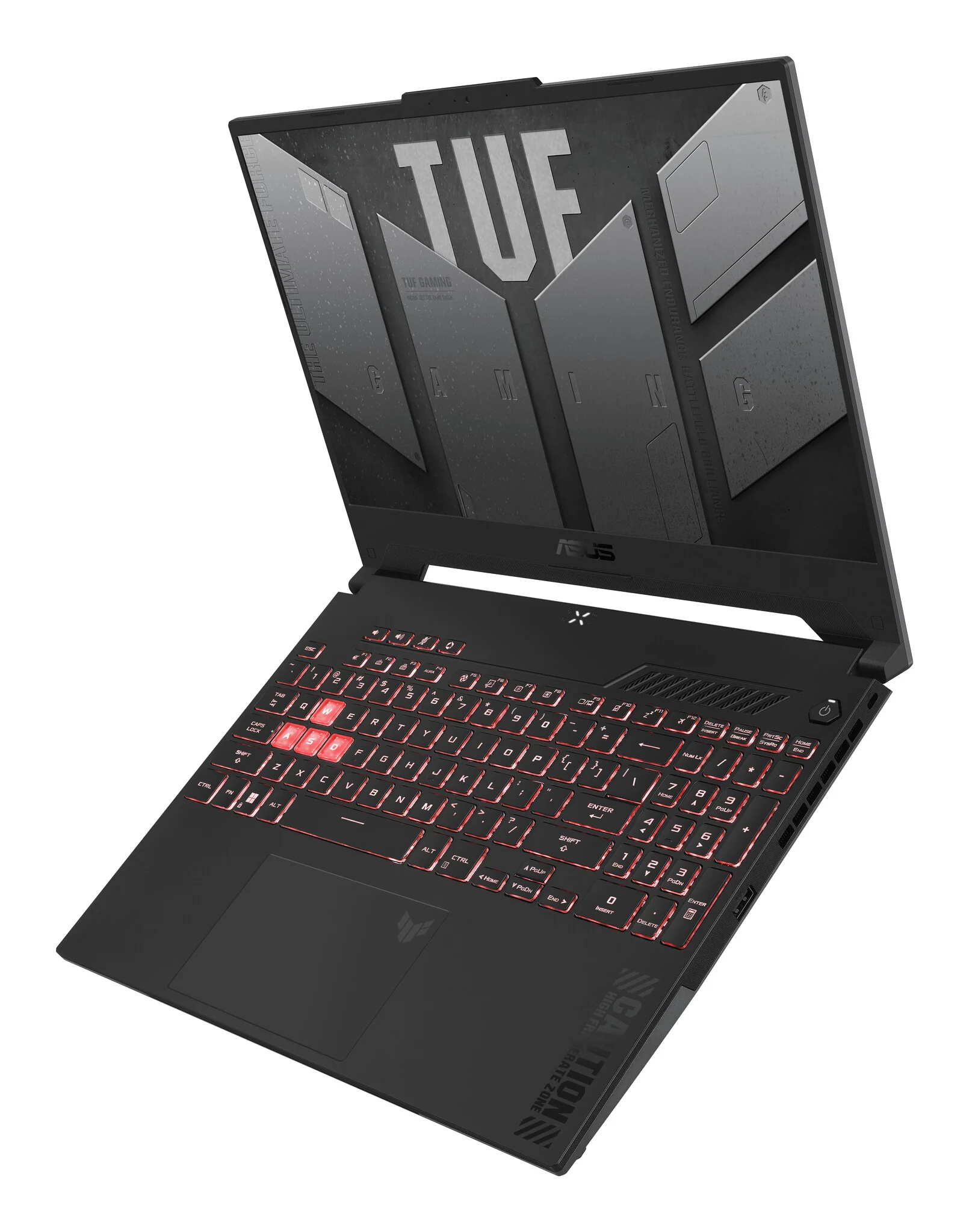 ASUS TUF Gaming A15 Laptop - 39.6 cm (15.6") - AMD Ryzen™ 5 7535HS - 16 GB DDR5-SDRAM - 512 GB SSD - NVIDIA GeForce RTX 4060 - Wi-Fi 6 - Windows 11 Home - Black / Grey - Image 5