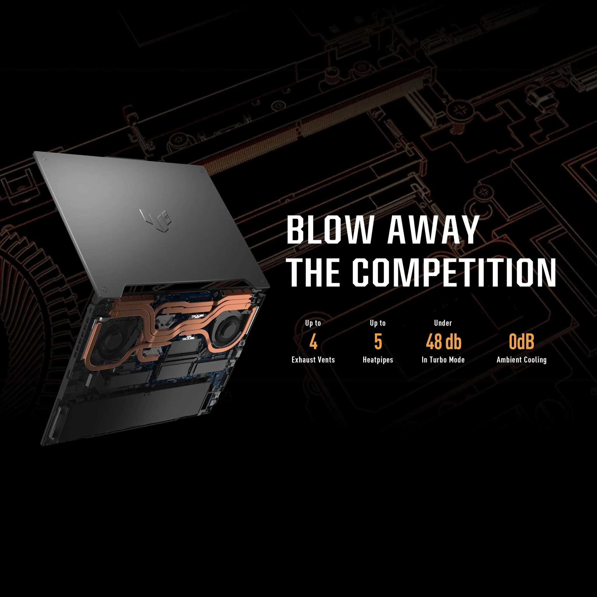 ASUS TUF Gaming A15 Laptop - 39.6 cm (15.6") - AMD Ryzen™ 7 6800H - 16 GB DDR5-SDRAM - 1 TB SSD - NVIDIA GeForce RTX 3060 - Wi-Fi 6 - Windows 11 Home - Grey - Image 13