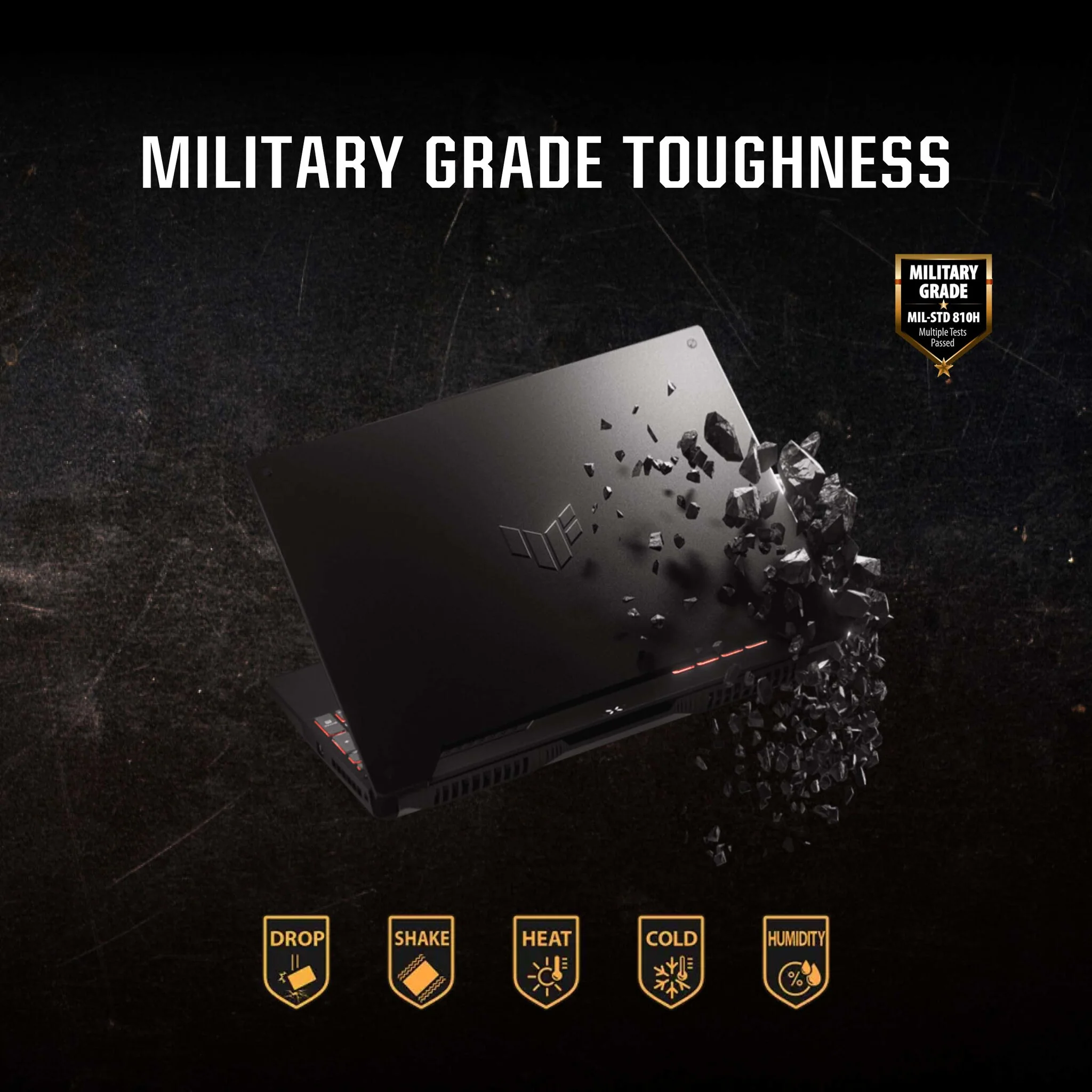 ASUS TUF Gaming A15 Laptop - 39.6 cm (15.6") - AMD Ryzen™ 7 6800H - 16 GB DDR5-SDRAM - 1 TB SSD - NVIDIA GeForce RTX 3060 - Wi-Fi 6 - Windows 11 Home - Grey - Image 14