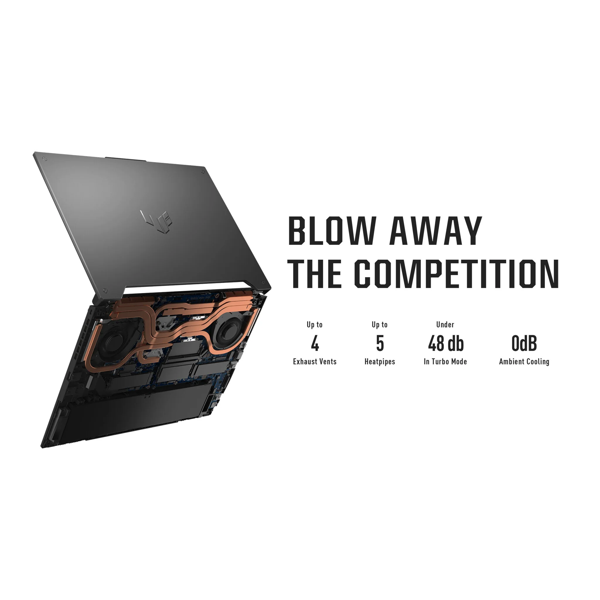 ASUS TUF Gaming A17 Laptop - 43.9 cm (17.3") - AMD Ryzen™ 9 7940HS - 16 GB DDR5-SDRAM - 512 GB SSD - NVIDIA GeForce RTX 4070 - Wi-Fi 6 - Windows 11 Home - Black / Grey - Image 14