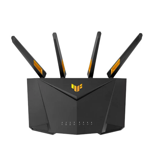 ASUS TUF Gaming AX3000 V2 - Gigabit Ethernet Dual-band (2.4 GHz / 5 GHz) wireless router in Black / Orange - Image 2
