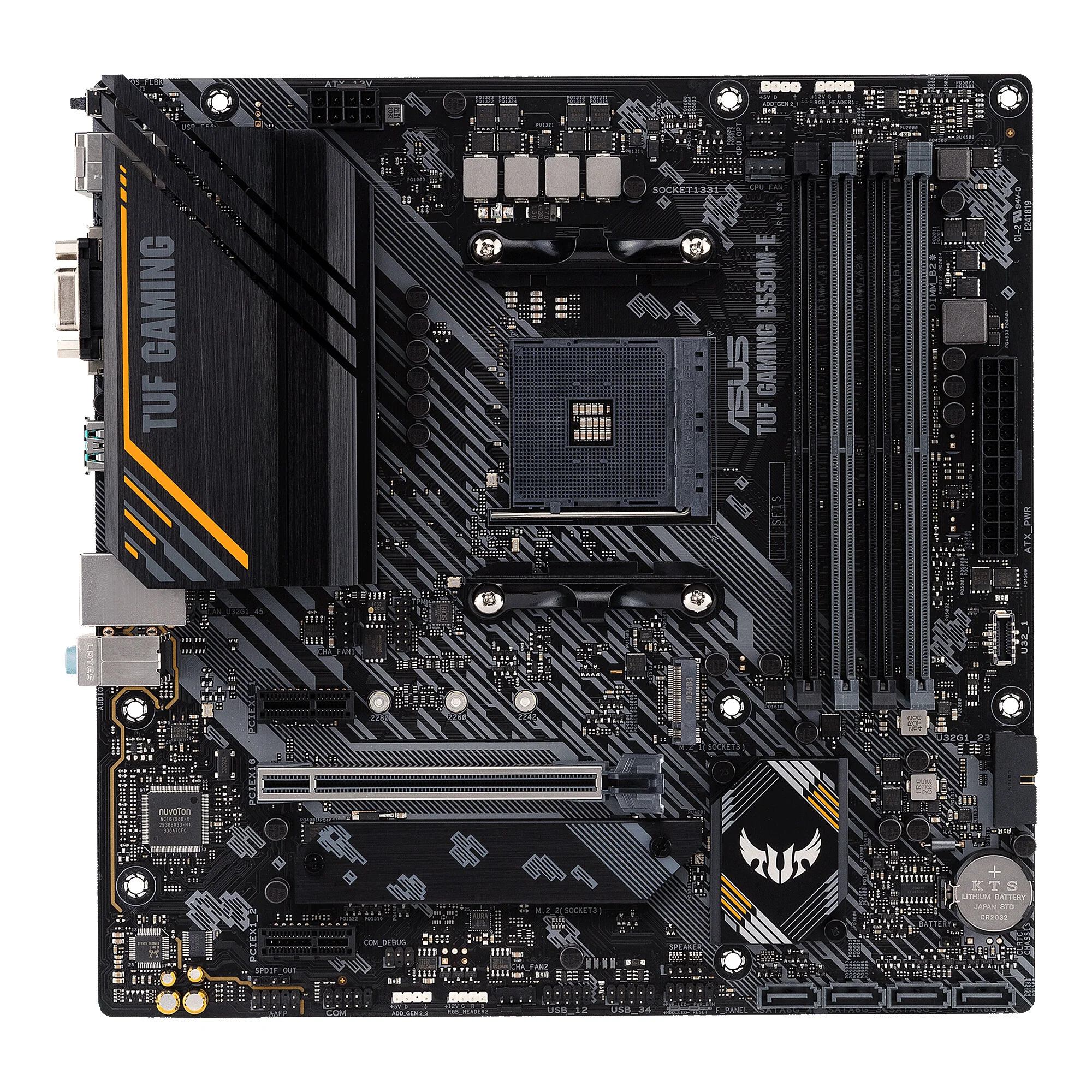 ASUS TUF GAMING B550M-E micro ATX motherboard - AMD B550 Socket AM4 - Image 2