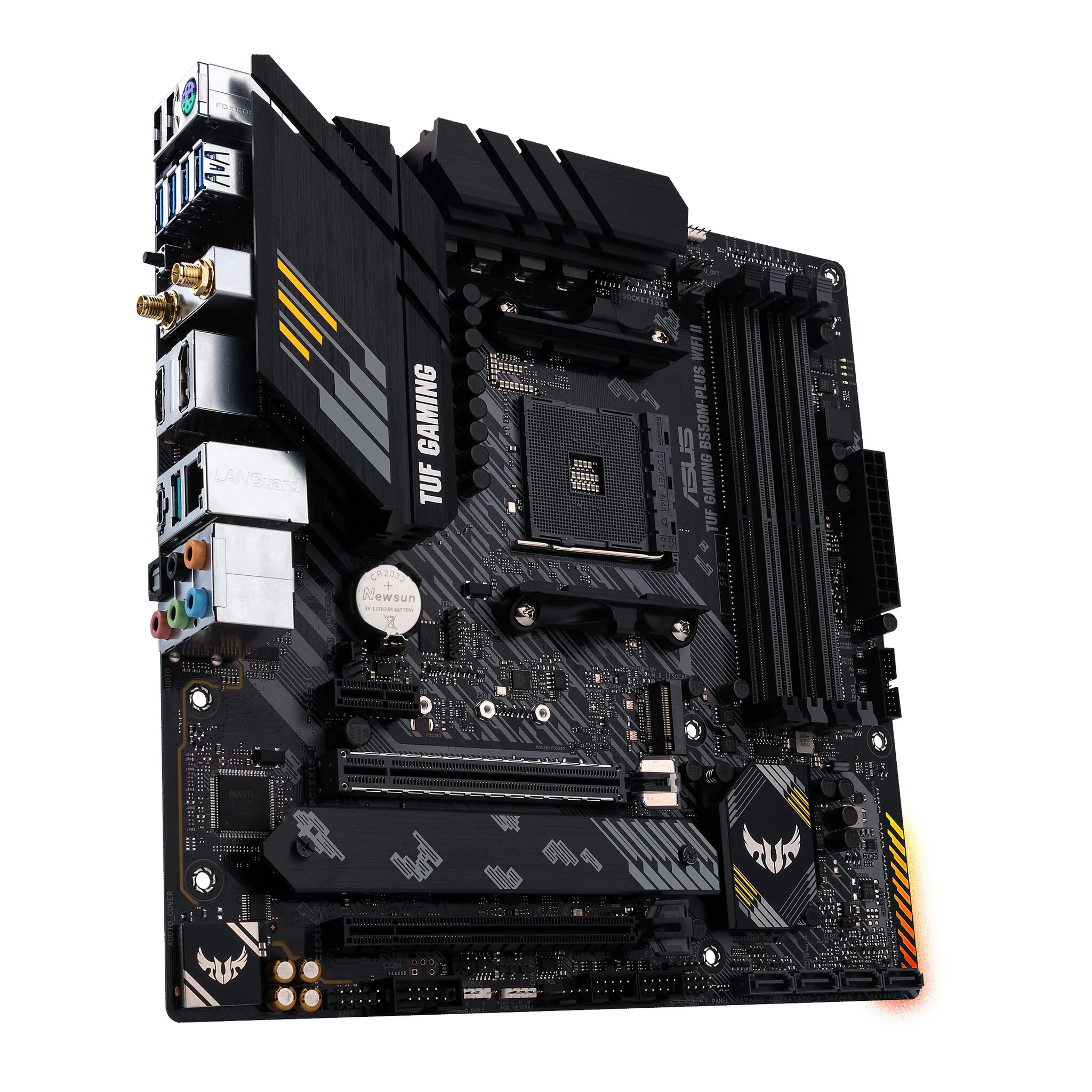 ASUS TUF GAMING B550M-PLUS WIFI II micro ATX motherboard - AMD B550 Socket AM4 - Image 2