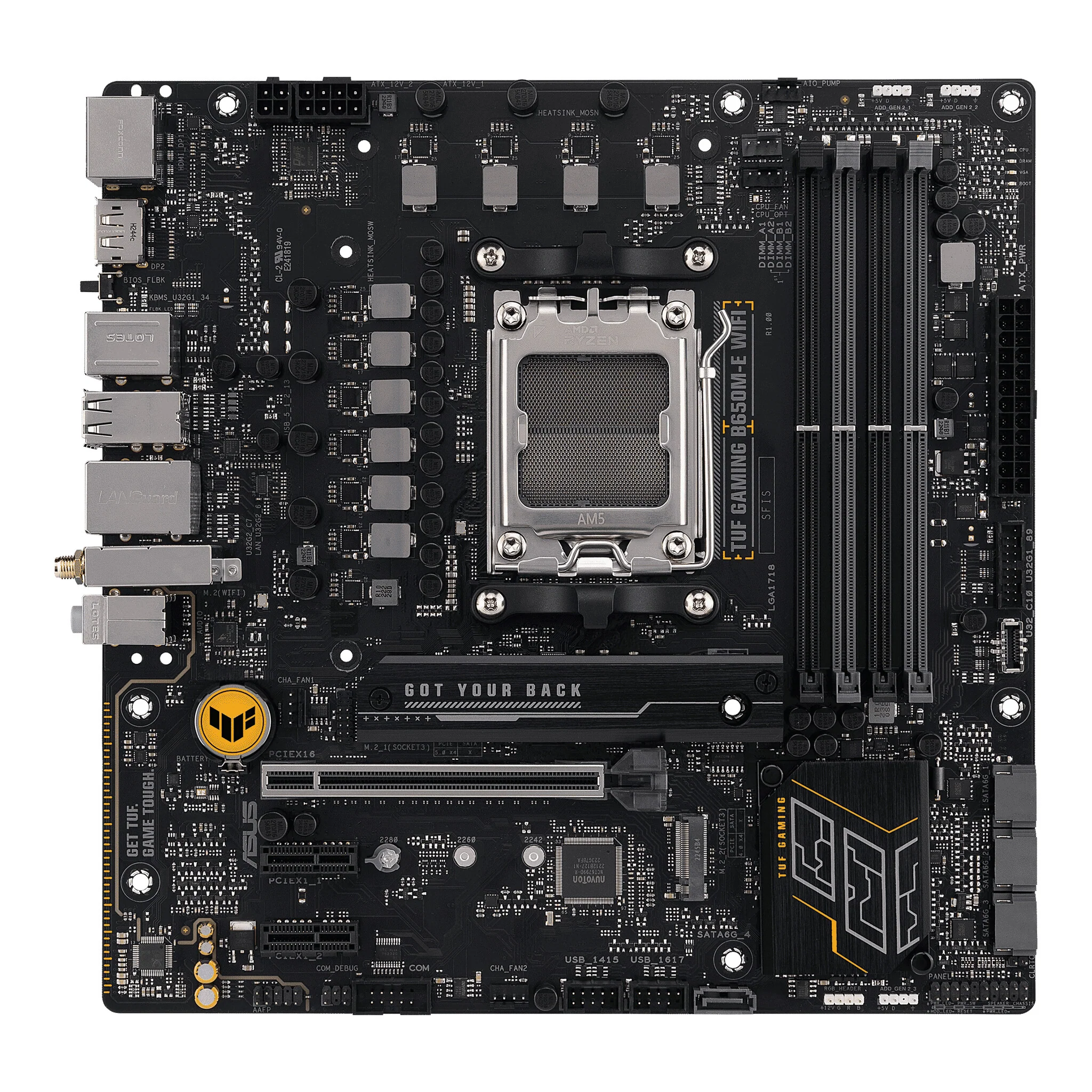 ASUS TUF GAMING B650M-E WIFI micro ATX motherboard - AMD B650 Socket AM5 - Image 2