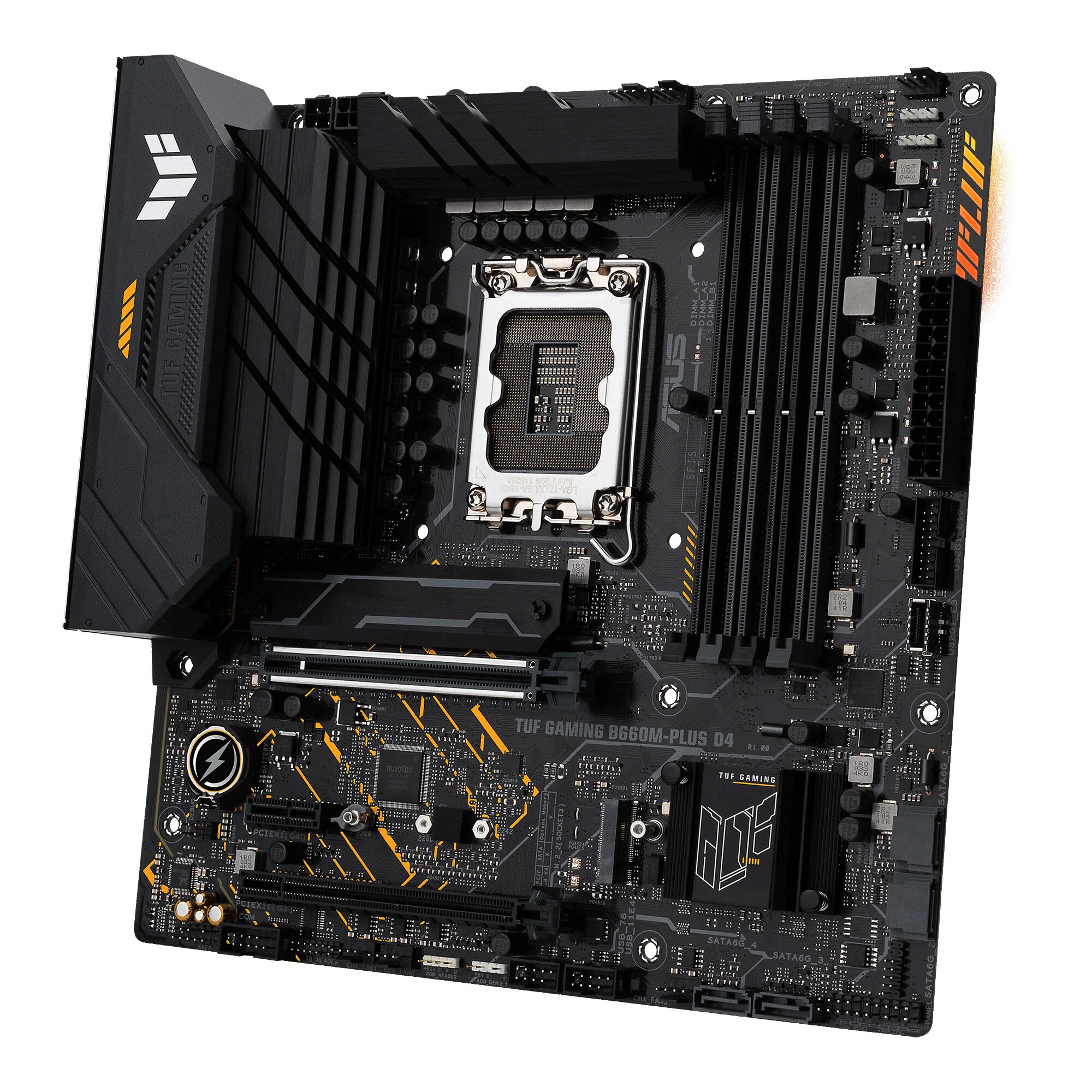 ASUS TUF GAMING B660M- PLUS D4 micro ATX motherboard - Intel B660 LGA 1700 - Image 4