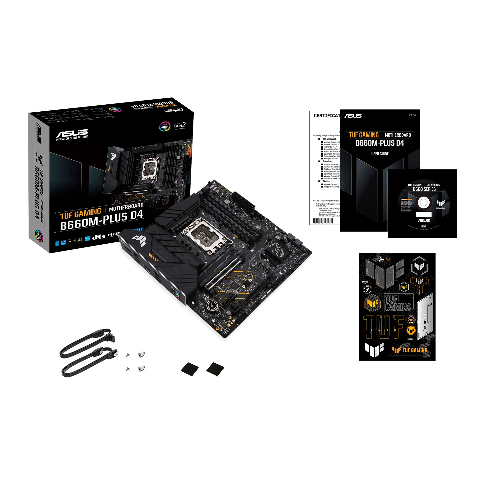 ASUS TUF GAMING B660M- PLUS D4 micro ATX motherboard - Intel B660 LGA 1700 - Image 7