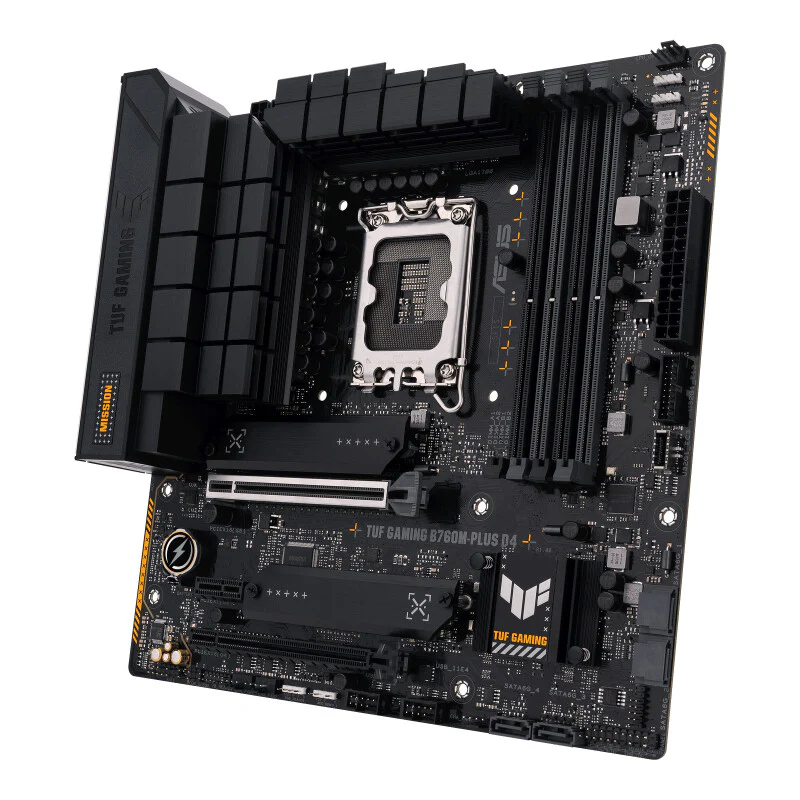 ASUS TUF GAMING B760M-PLUS D4 micro ATX motherboard - Intel B760 LGA 1700 - Image 3