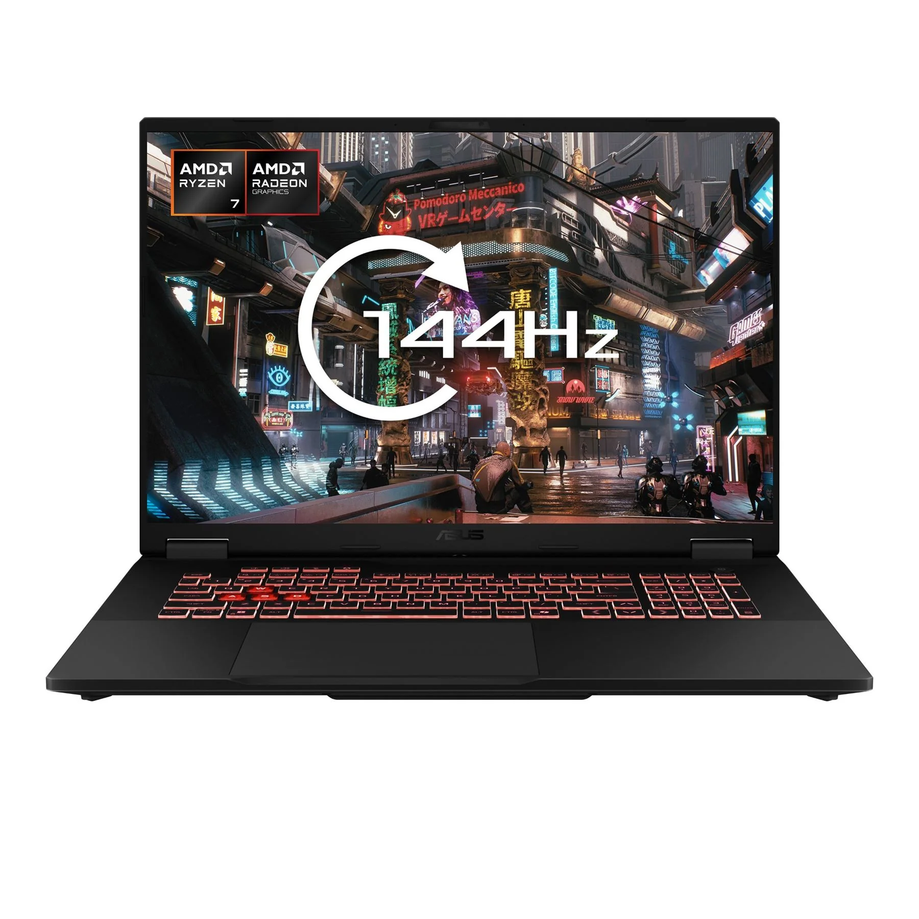 ASUS TUF Gaming FA808UM-S8013W Laptop - 45.7 cm (18") - AMD Ryzen™ 7 260 - 16 GB DDR5-SDRAM - 1 TB SSD - NVIDIA GeForce RTX 5060 - Wi-Fi 6E - Windows 11 Home - Jaeger Gray