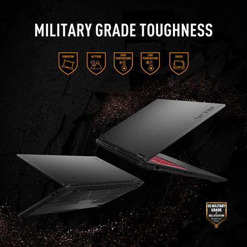 ASUS TUF Gaming FA808UM-S8013W Laptop - 45.7 cm (18") - AMD Ryzen™ 7 260 - 16 GB DDR5-SDRAM - 1 TB SSD - NVIDIA GeForce RTX 5060 - Wi-Fi 6E - Windows 11 Home - Jaeger Gray - Image 10