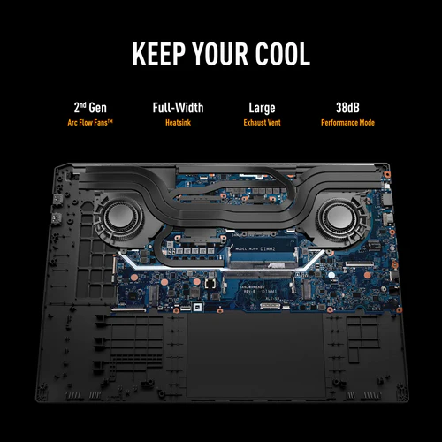 ASUS TUF Gaming FA808UM-S8013W Laptop - 45.7 cm (18") - AMD Ryzen™ 7 260 - 16 GB DDR5-SDRAM - 1 TB SSD - NVIDIA GeForce RTX 5060 - Wi-Fi 6E - Windows 11 Home - Jaeger Gray - Image 11