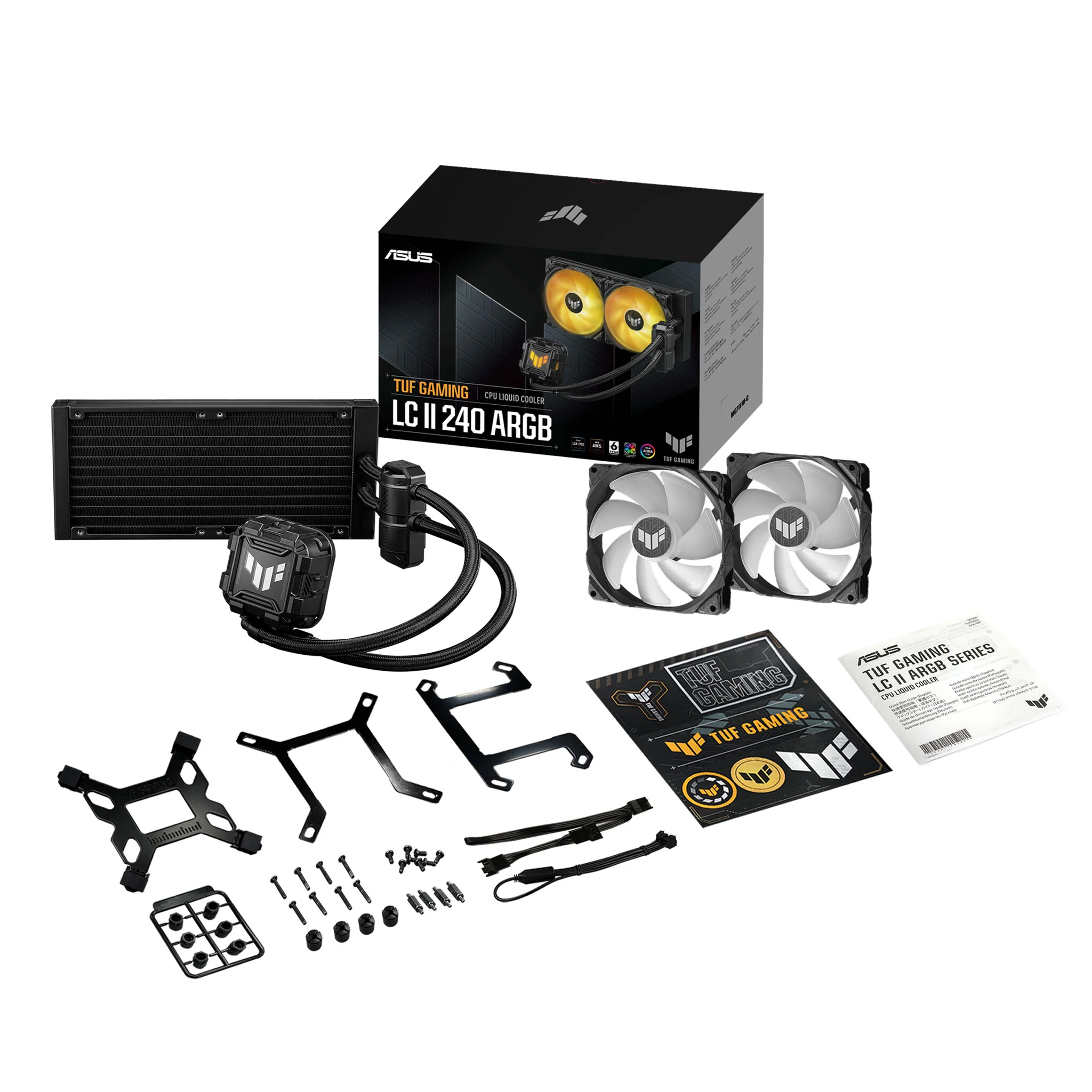 ASUS TUF GAMING LC II 240 ARGB - Liquid Processor Cooling Kit in Black - 240mm - Image 6