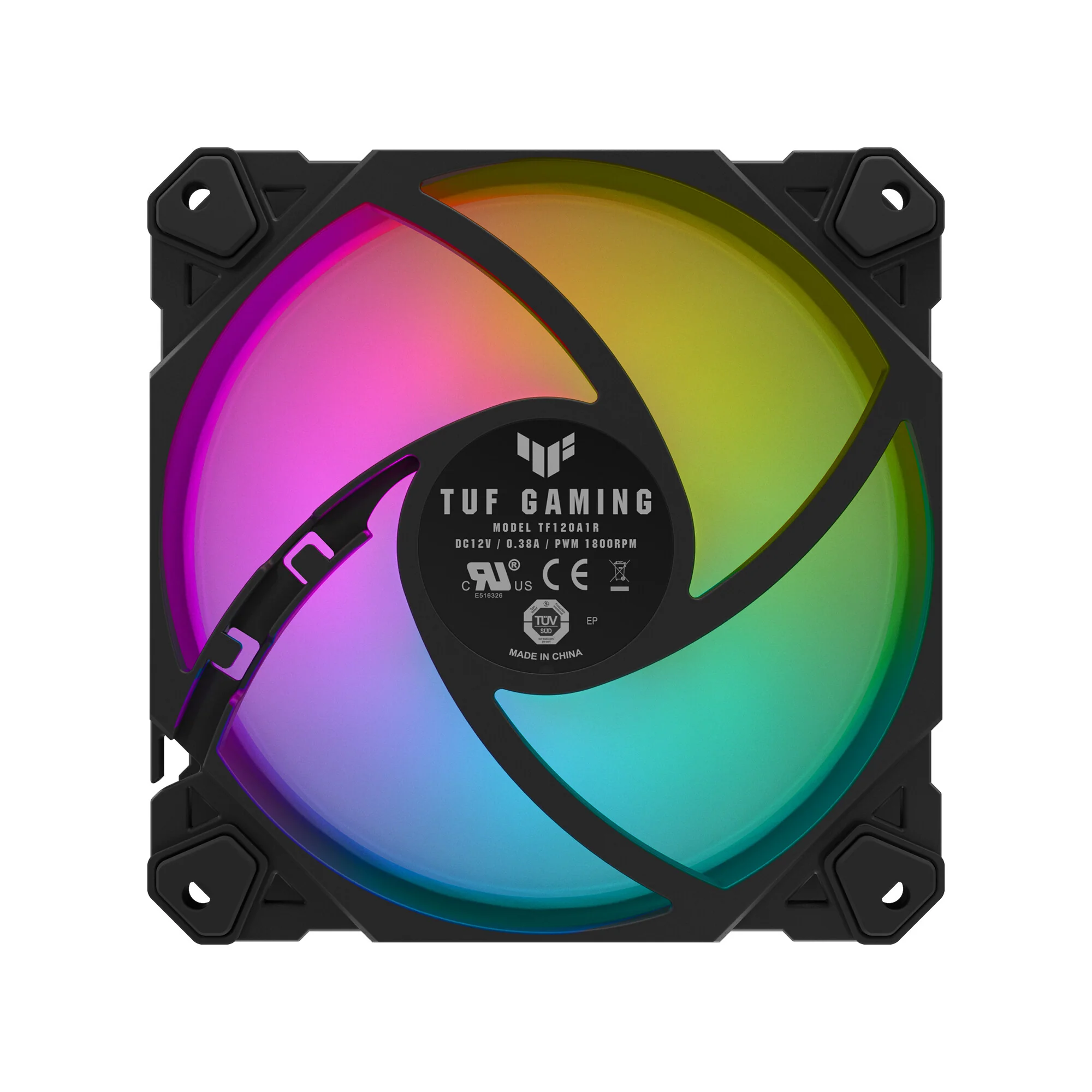 ASUS TUF Gaming TF120 ARGB - Computer Case Fan in Black - 120mm (Pack of 3) - Image 4