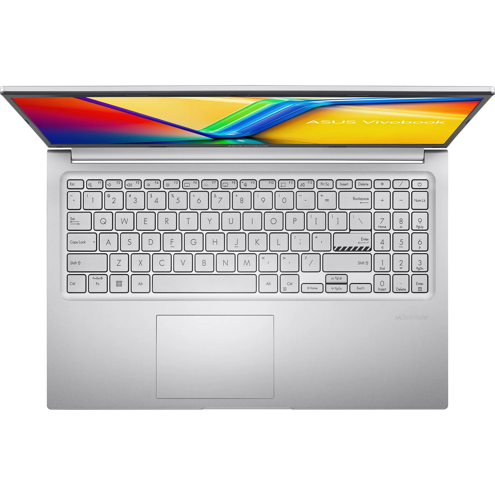 ASUS VivoBook 15 Laptop - 39.6 cm (15.6") - AMD Ryzen™ 7 7730U - 16 GB DDR4-SDRAM - 512 GB SSD - Wi-Fi 6E - Windows 11 Home - Silver - Image 5