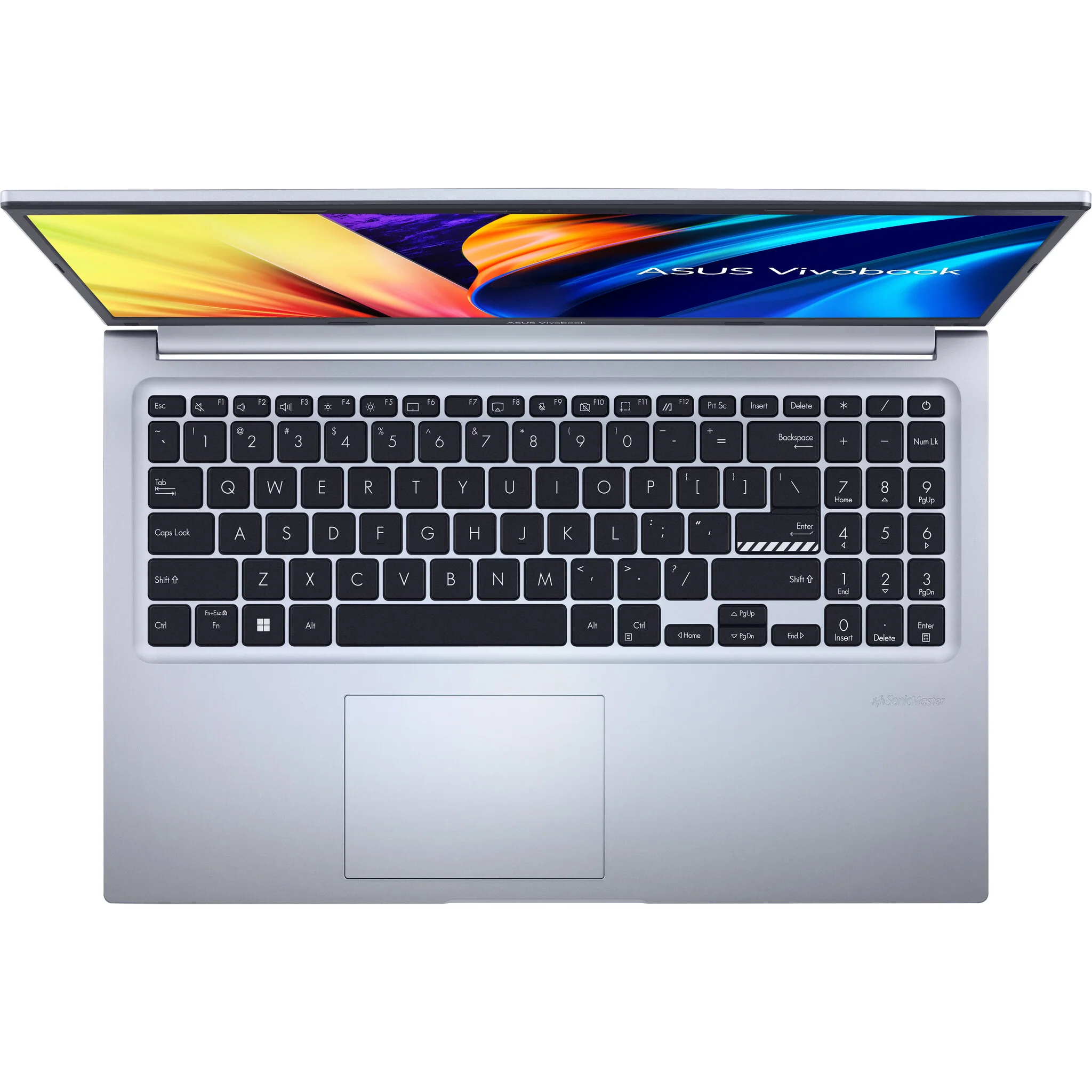 ASUS VivoBook 15 Laptop - 39.6 cm (15.6") - Intel® Core™ i3-1220P - 8 GB DDR4-SDRAM - 256 GB SSD - Wi-Fi 6 - Windows 11 Home in S mode - Silver - Image 7