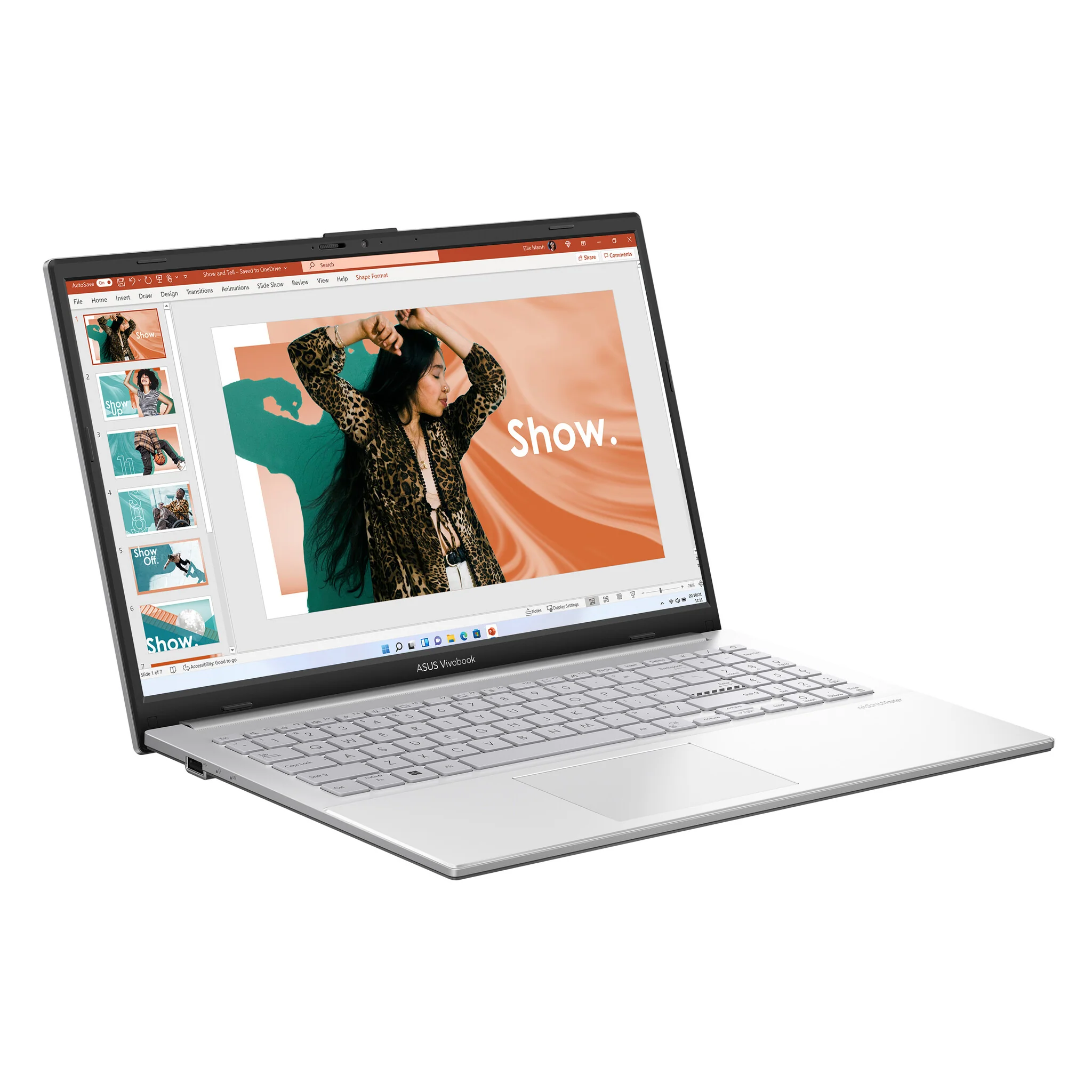 ASUS Vivobook Go 15 Laptop - 39.6 cm (15.6") - Intel® N N200 - 4 GB DDR4-SDRAM - 128 GB Flash - Wi-Fi 6E - Windows 11 Home in S mode - Silver - Image 2