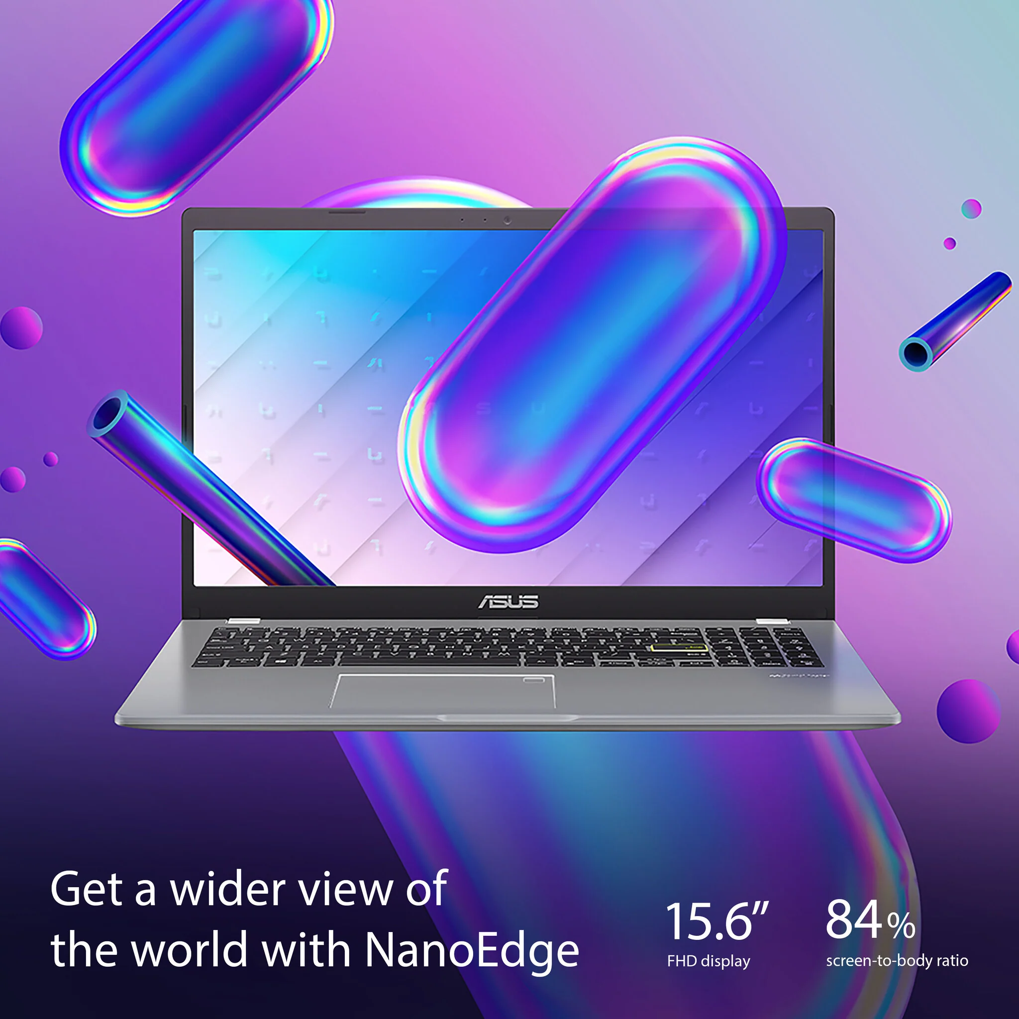 ASUS Vivobook Go 15 Laptop - 39.6 cm (15.6") - Intel® Pentium® Silver N6000 - 4 GB DDR4-SDRAM - 128 GB eMMC - Wi-Fi 5 - Windows 11 Home in S mode - Black - Image 9
