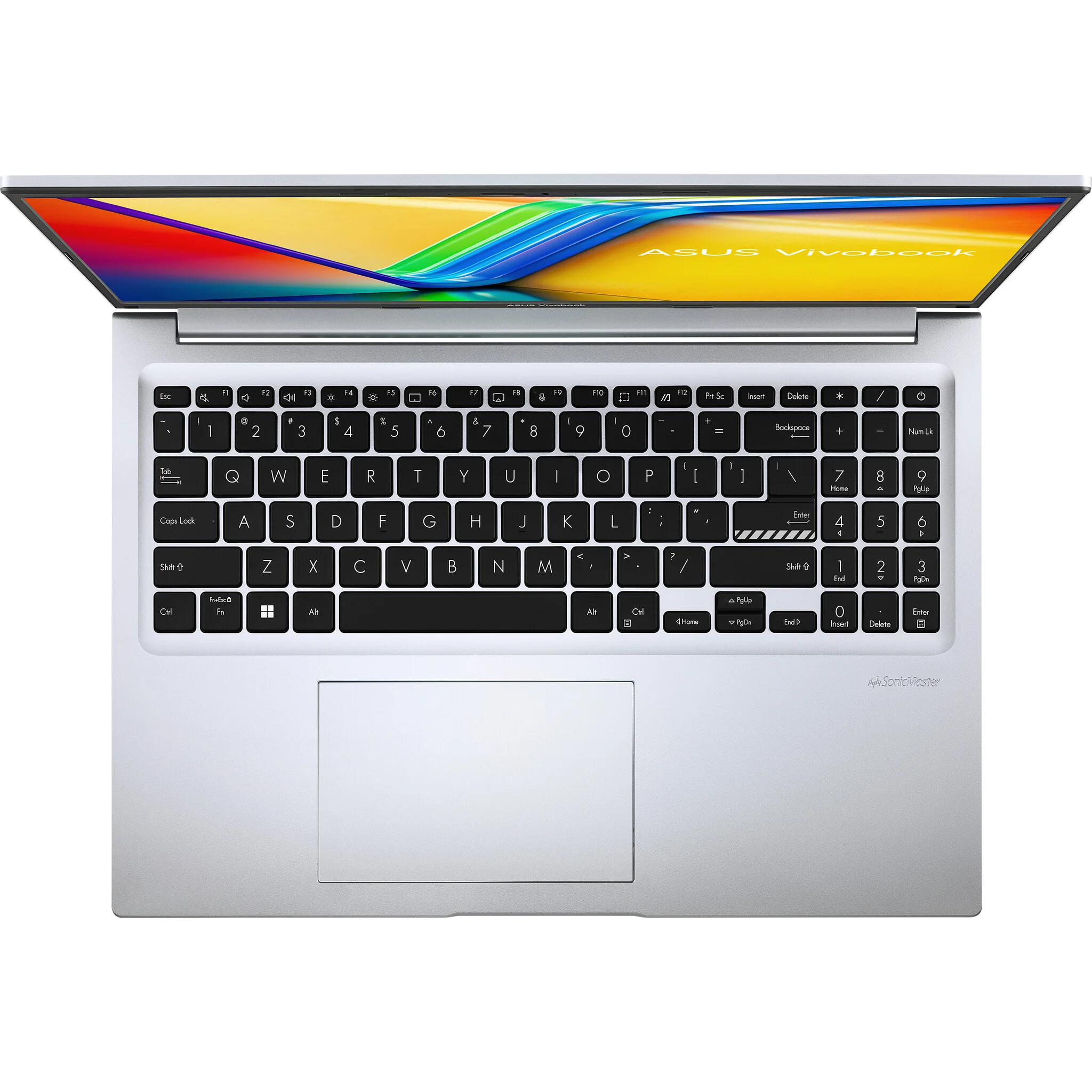 ASUS VivoBook 16 Laptop - 40.6 cm (16") - AMD Ryzen™ 5 5625U - 8 GB DDR4-SDRAM - 512 GB SSD - Wi-Fi 6E - Windows 11 Home - Silver - Image 6