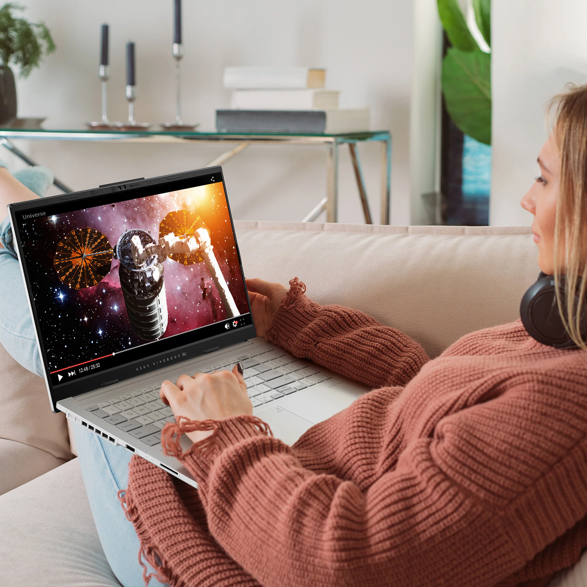ASUS Vivobook Pro 15 OLED Laptop - 39.6 cm (15.6") - Intel Core Ultra 9 185H - 16 GB DDR5-SDRAM - 1 TB SSD - NVIDIA GeForce RTX 4060 - Wi-Fi 6E - Windows 11 Home - Grey - Image 17