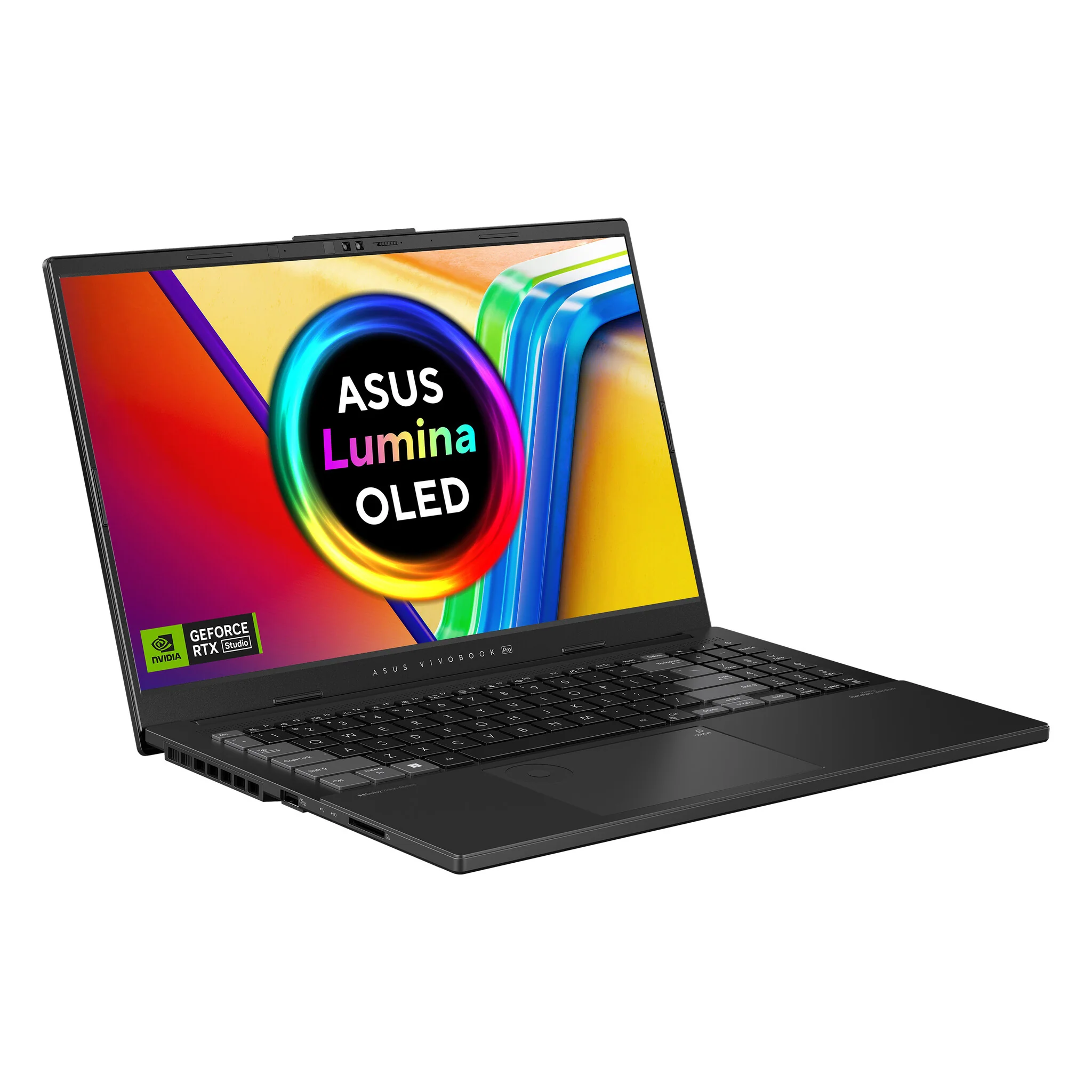 ASUS Vivobook Pro 15 OLED Laptop - 39.6 cm (15.6") - Intel Core Ultra 9 185H - 16 GB DDR5-SDRAM - 1 TB SSD - NVIDIA GeForce RTX 4060 - Wi-Fi 6E - Windows 11 Home - Grey - Image 2