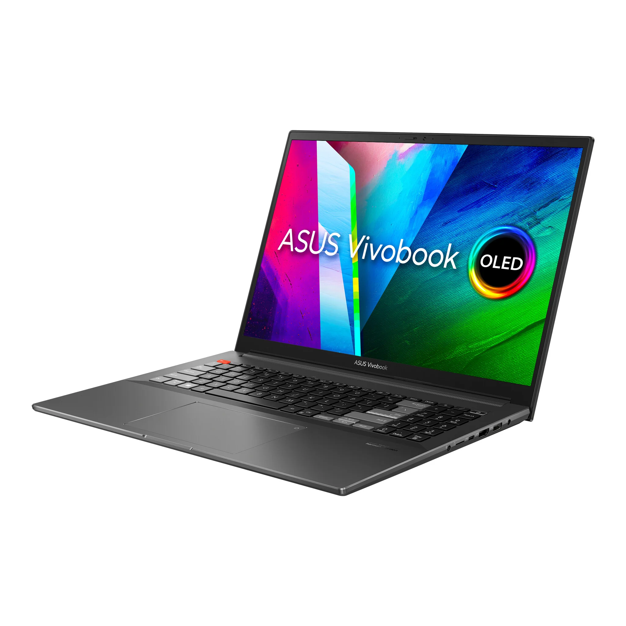 ASUS VivoBook Pro 16X OLED Laptop - 40.6 cm (16") - AMD Ryzen™ 7 6800H - 16 GB LPDDR5-SDRAM - 512 GB SSD - NVIDIA GeForce RTX 3050 Ti - Windows 11 Home - Black - Image 3
