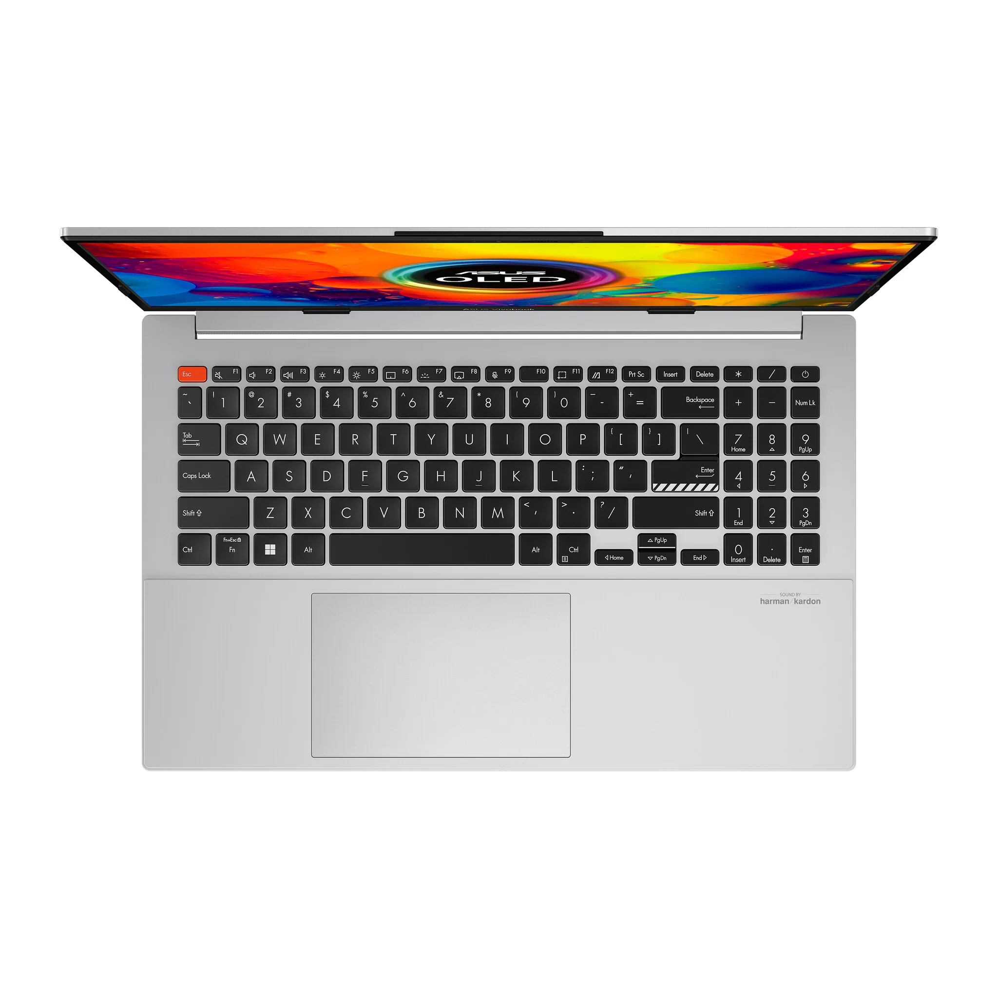 ASUS Vivobook S 15 OLED Laptop - 39.6 cm (15.6") - Intel® Core™ i5-13500H - 16 GB LPDDR5-SDRAM - 512 GB SSD - Intel Arc A350M - Wi-Fi 6E - Windows 11 Home - Silver - Image 9