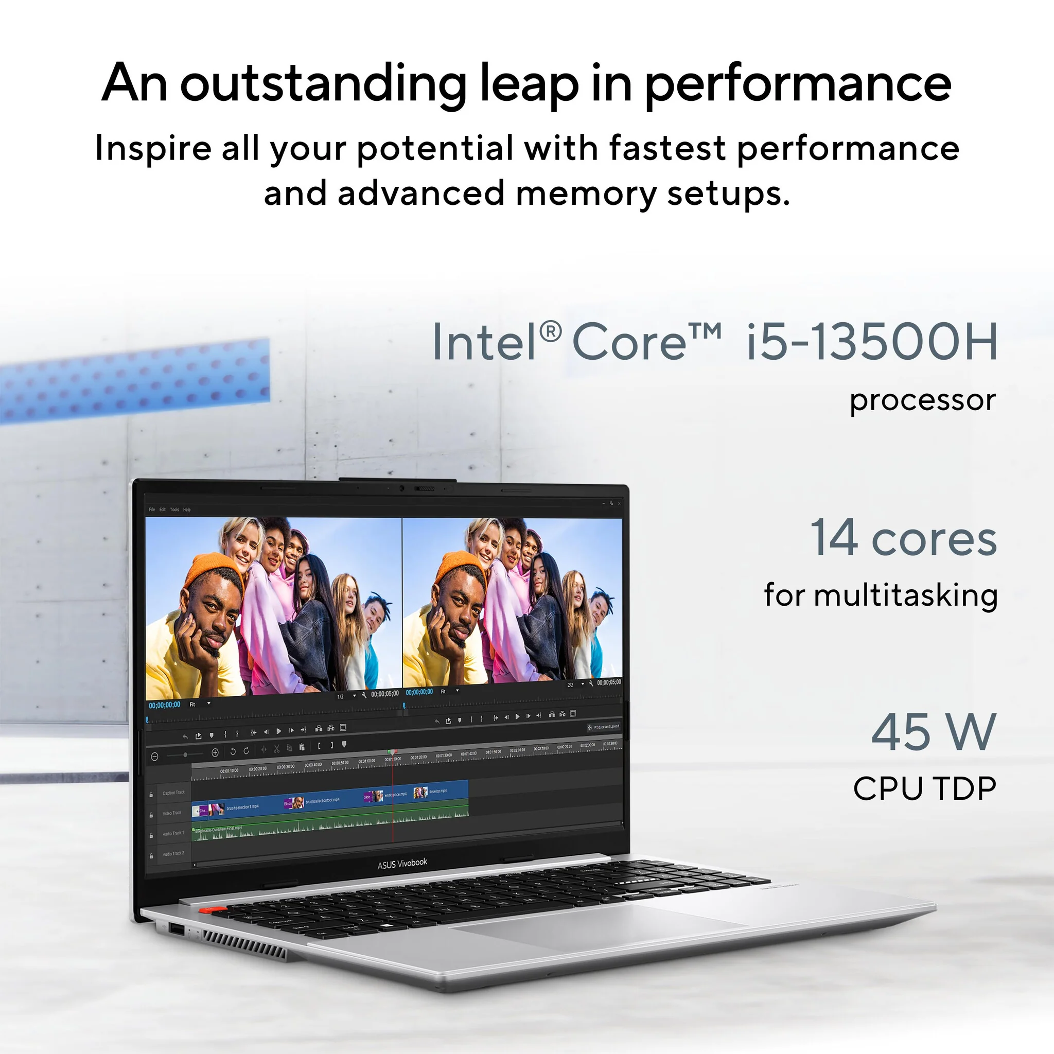 ASUS Vivobook S 15 Laptop - 39.6 cm (15.6") - Intel® Core™ i5-13500H - 16 GB LPDDR5-SDRAM - 512 GB SSD - Wi-Fi 6E - Windows 11 Home - Silver - Image 16