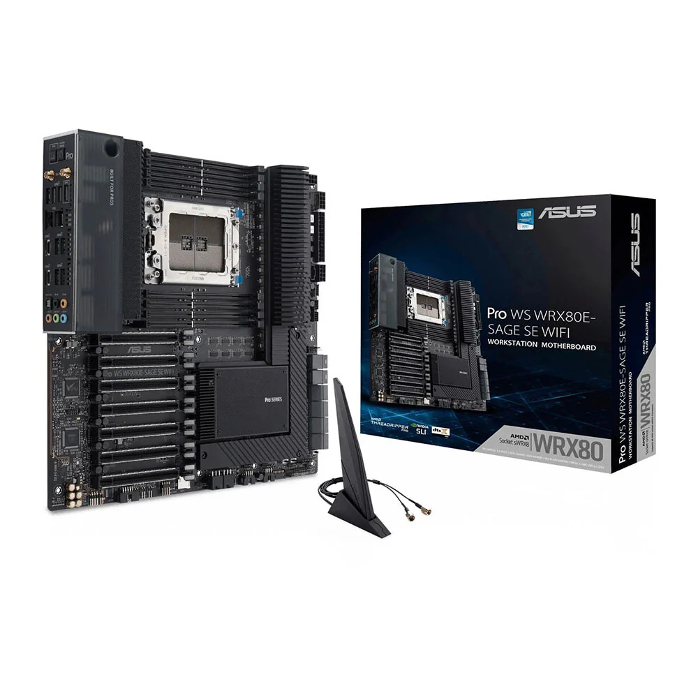 ASUS WRX80E-SAGE SE WIFI E-ATX motherboard - AMD WRX80 Socket SP3 - Image 10