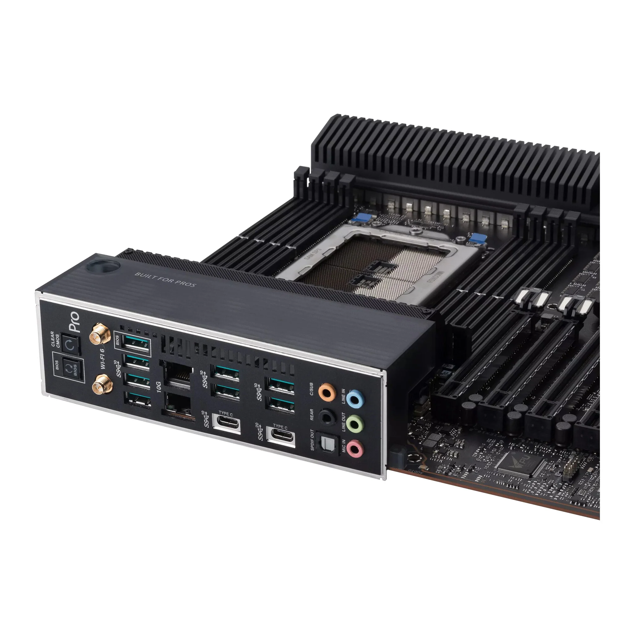 ASUS WRX80E-SAGE SE WIFI E-ATX motherboard - AMD WRX80 Socket SP3 - Image 5