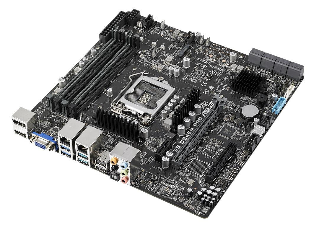 ASUS WS C246M PRO micro ATX motherboard - Intel C246 LGA 1151 Socket H4 - Image 4