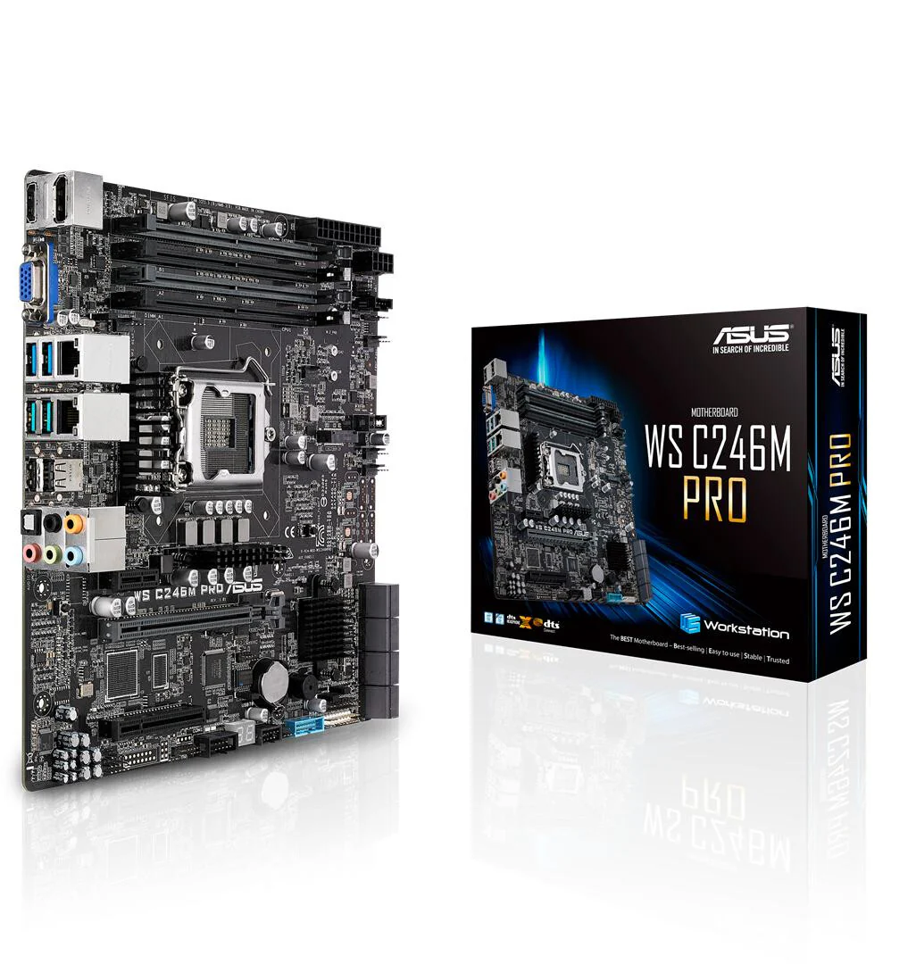 ASUS WS C246M PRO micro ATX motherboard - Intel C246 LGA 1151 Socket H4 - Image 5