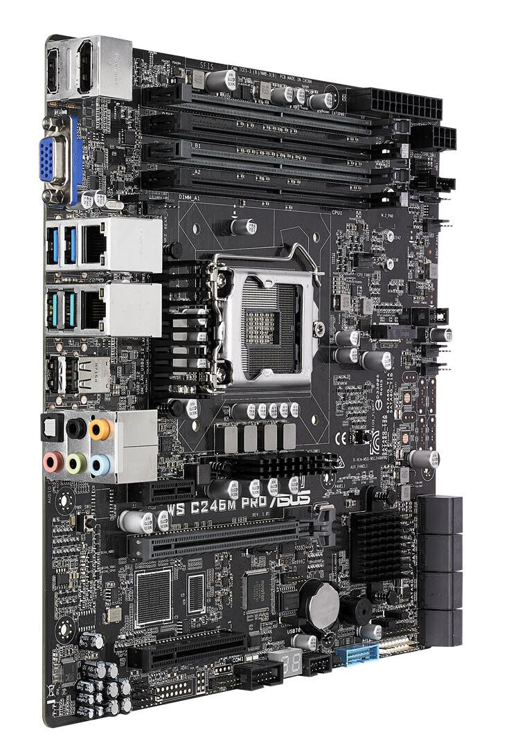ASUS WS C246M PRO micro ATX motherboard - Intel C246 LGA 1151 Socket H4 - Image 6