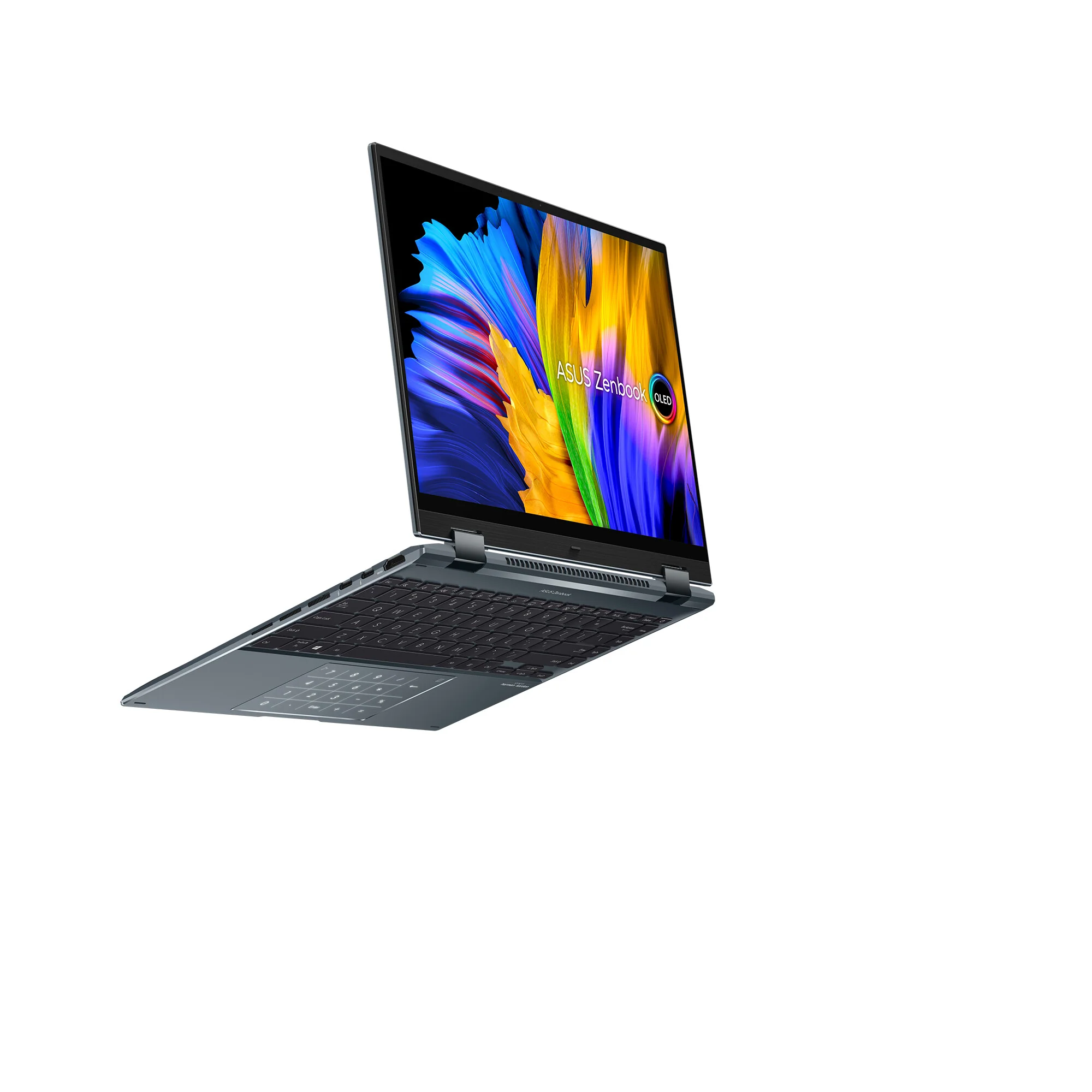 ASUS Zenbook 14 Flip OLED Hybrid (2-in-1) - 35.6 cm (14") - Touchscreen - Intel® Core™ i5-12500H - 16 GB LPDDR5-SDRAM - 512 GB SSD - Wi-Fi 6E - Windows 11 Home - Grey - Image 8