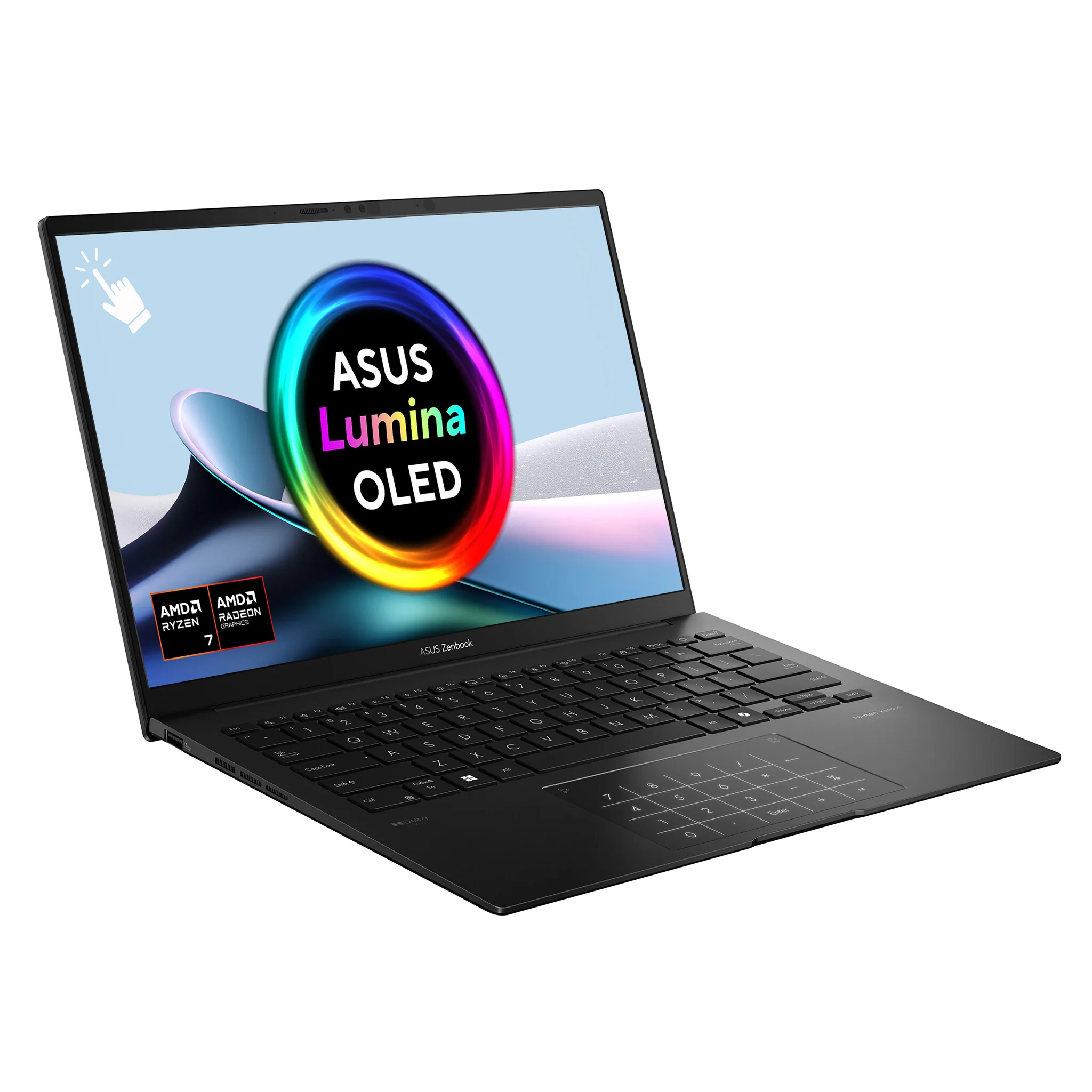 ASUS Zenbook 14 OLED Laptop - 35.6 cm (14") - AMD Ryzen™ 7 8840HS - 16 GB LPDDR5x-SDRAM - 1 TB SSD - Wi-Fi 6E - Windows 11 Home - Black