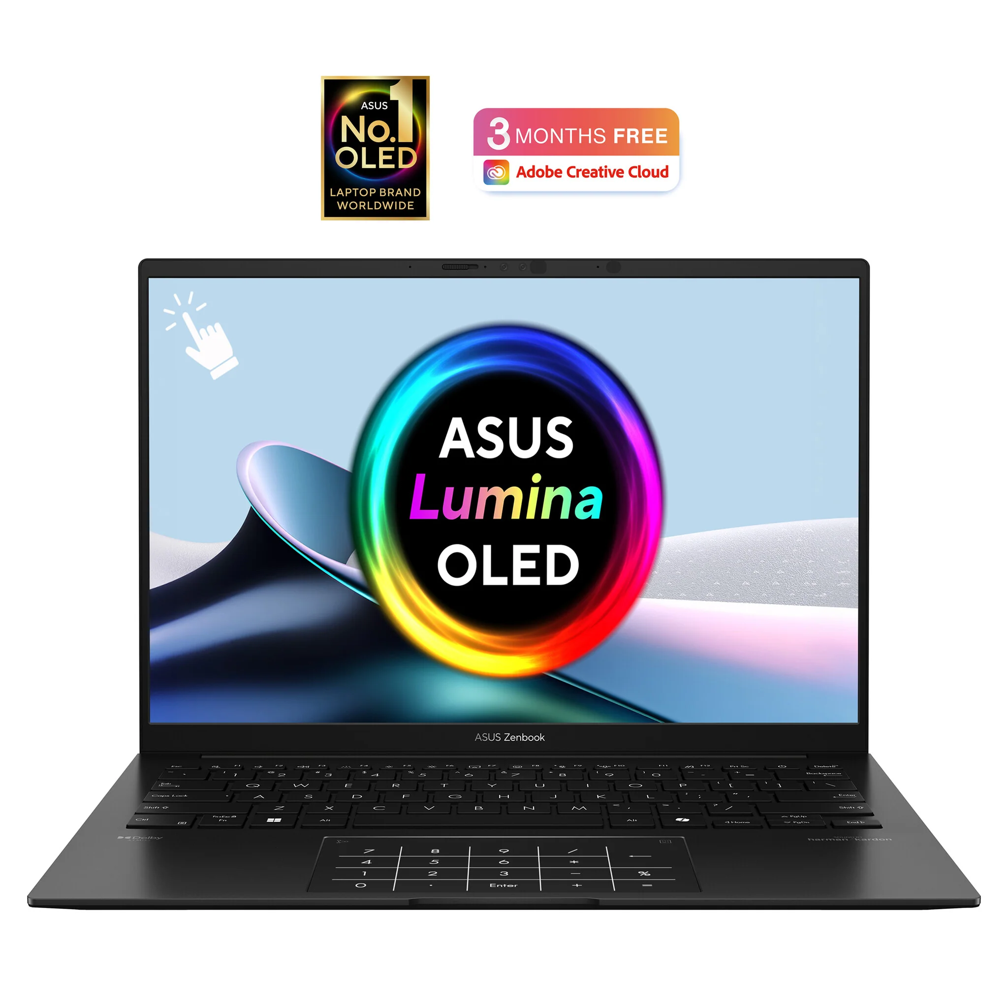 ASUS Zenbook 14 OLED Laptop - 35.6 cm (14") - AMD Ryzen™ 7 8840HS - 16 GB LPDDR5x-SDRAM - 1 TB SSD - Wi-Fi 6E - Windows 11 Home - Black - Image 5