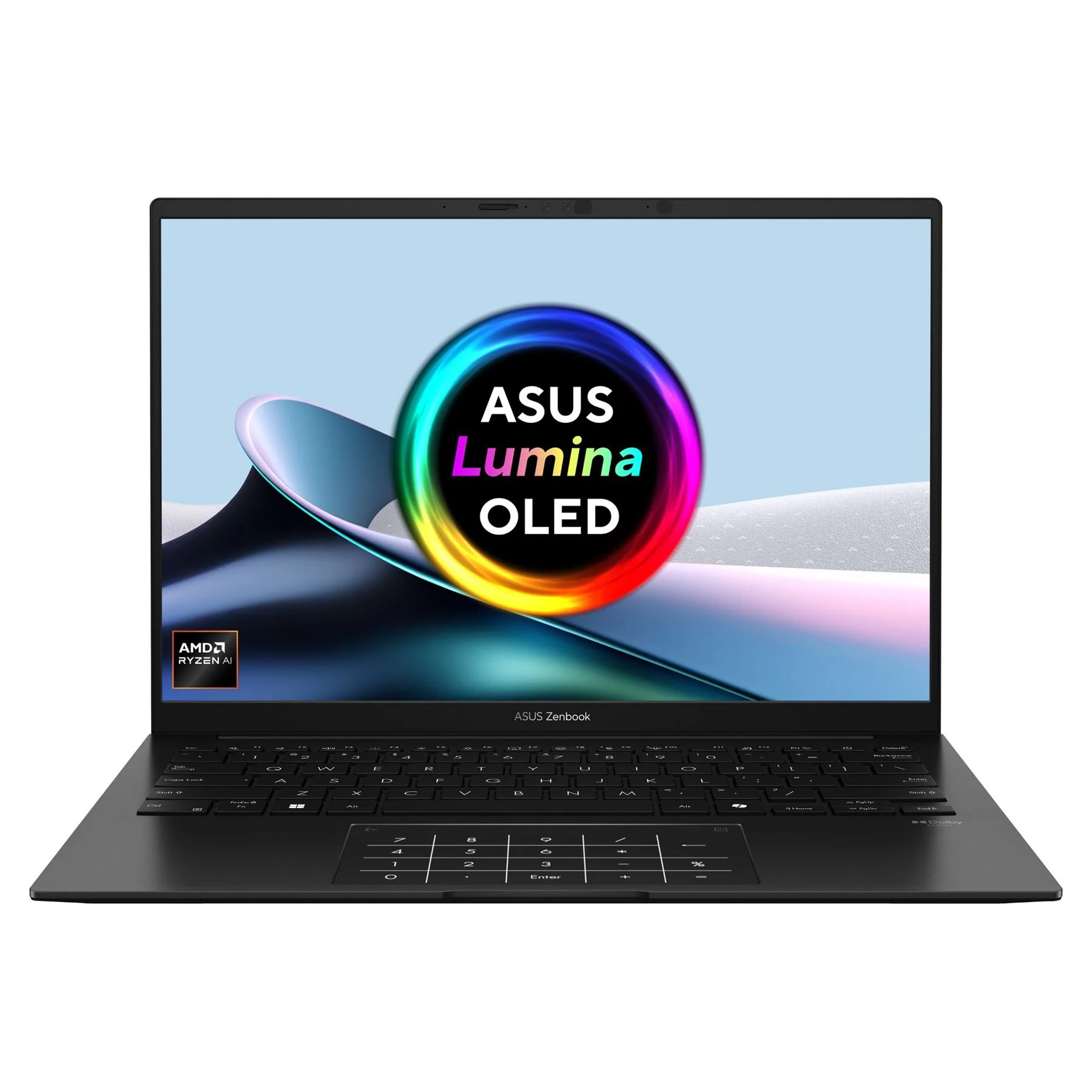 ASUS Zenbook 14 OLED Laptop - 35.6 cm (14") - AMD Ryzen AI 5 340 - 16 GB LPDDR5x-SDRAM - 1 TB SSD - Wi-Fi 6E - Windows 11 Home - Black