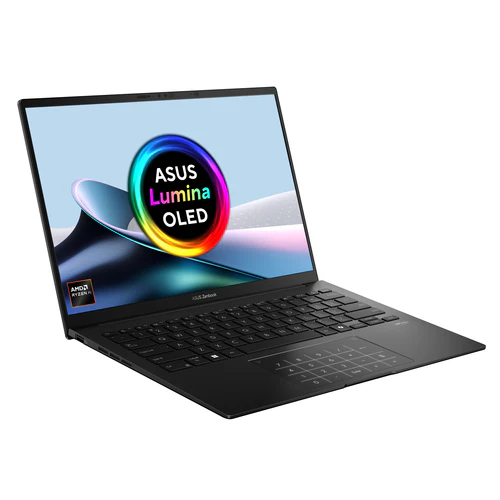 ASUS Zenbook 14 OLED Laptop - 35.6 cm (14") - AMD Ryzen AI 5 340 - 16 GB LPDDR5x-SDRAM - 1 TB SSD - Wi-Fi 6E - Windows 11 Home - Black - Image 2