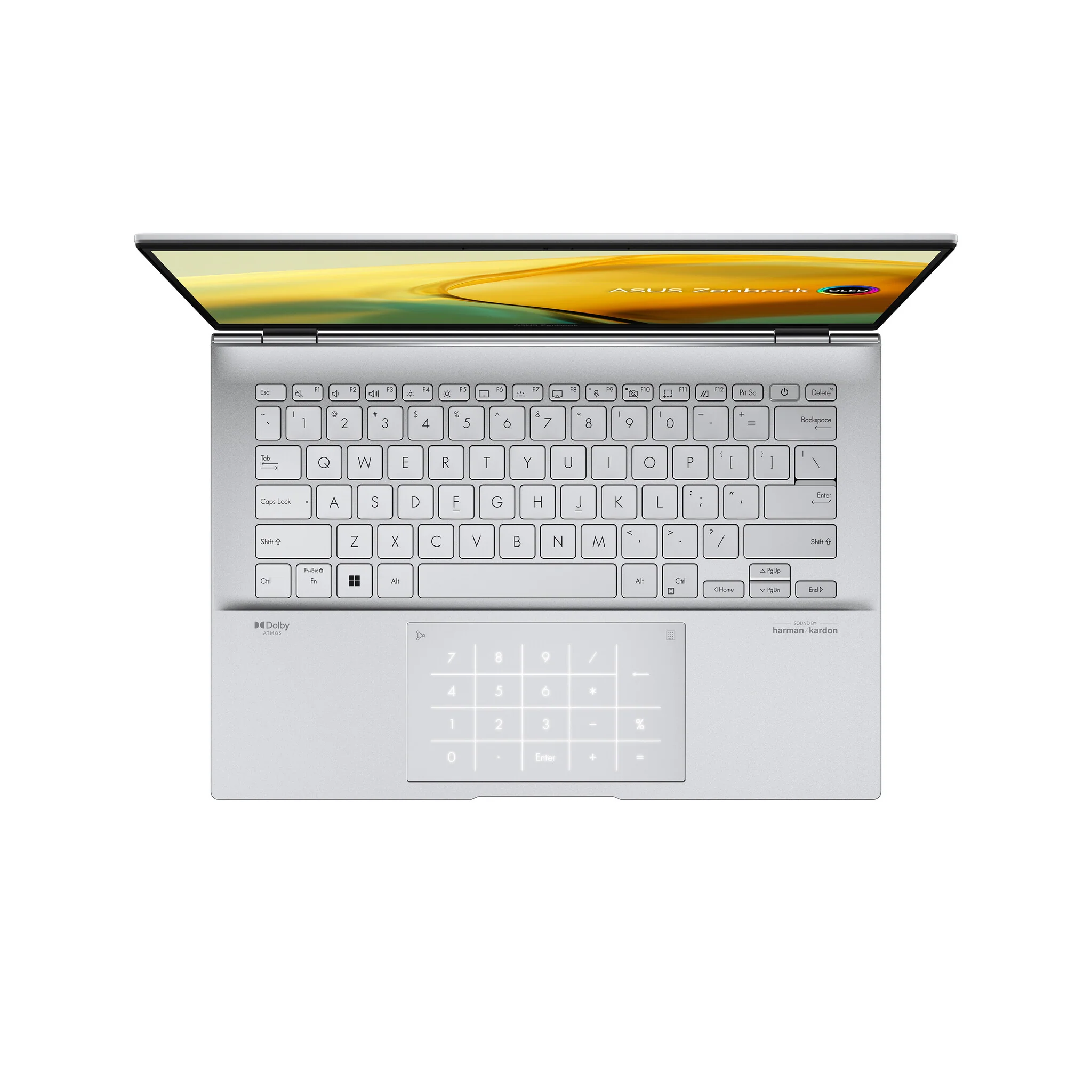 ASUS Zenbook 14 OLED Laptop - 35.6 cm (14") - Touchscreen - Intel® Core™ i9-13900H - 16 GB LPDDR5-SDRAM - 1 TB SSD - Wi-Fi 6E - Windows 11 Home - Silver - Image 3