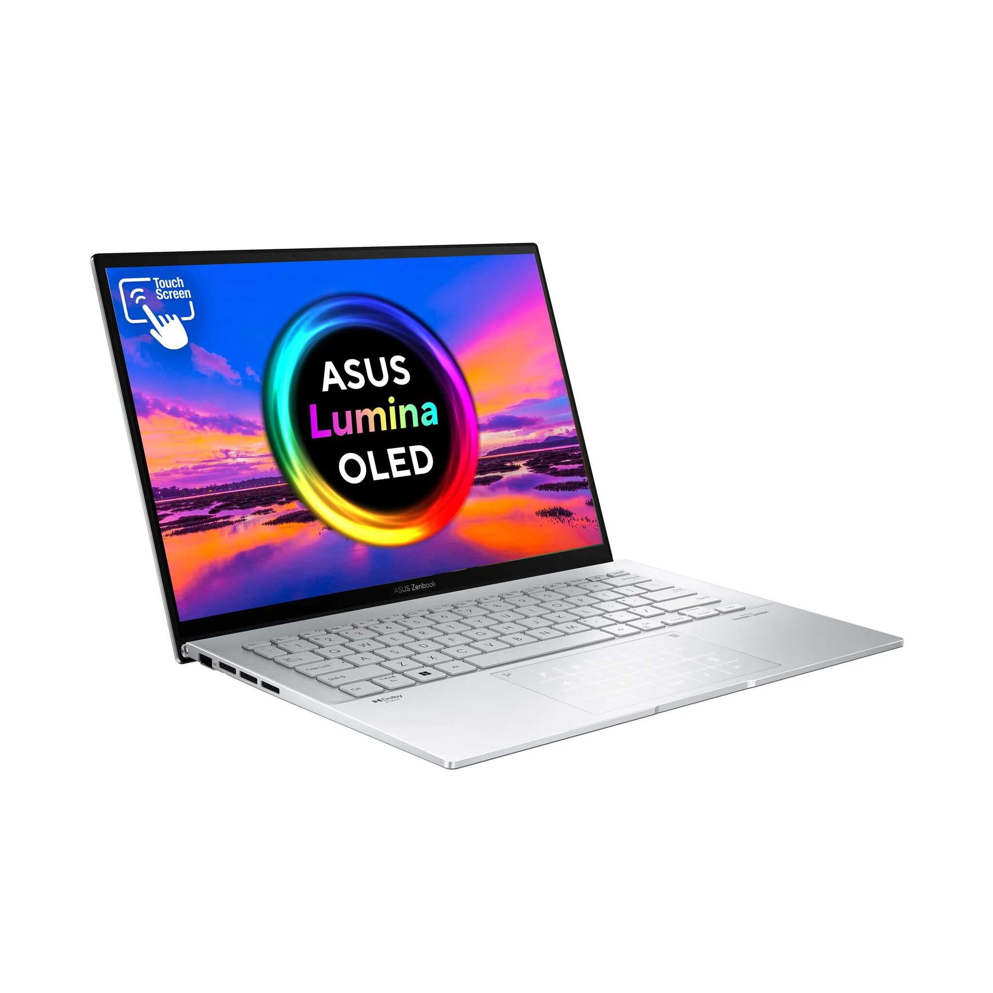 ASUS Zenbook 14 OLED Laptop - 35.6 cm (14") - Touchscreen - Intel® Core™ i9-13900H - 16 GB LPDDR5-SDRAM - 1 TB SSD - Wi-Fi 6E - Windows 11 Home - Silver - Image 6