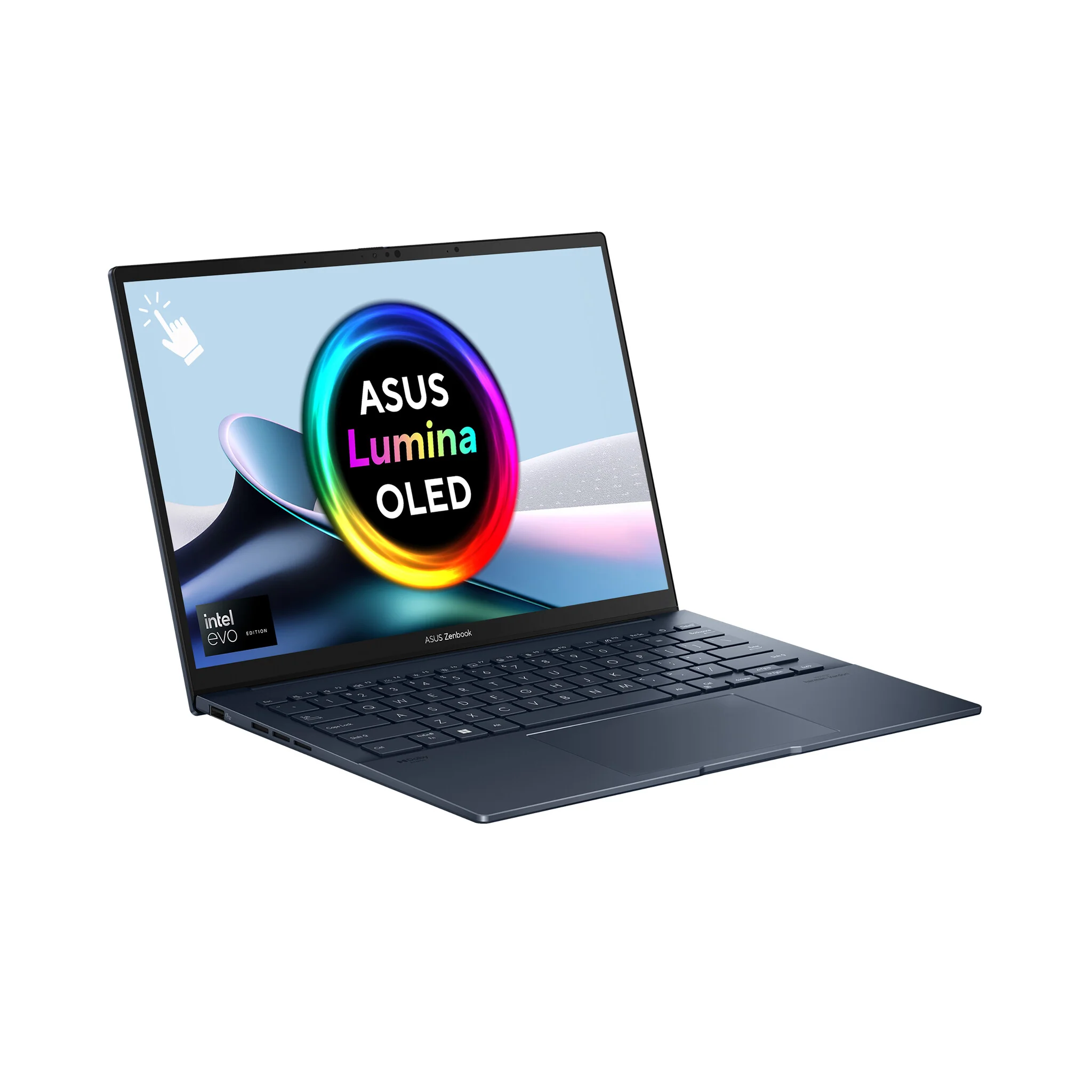 ASUS Zenbook 14 OLED Laptop - 35.6 cm (14") - Touchscreen - Intel Core Ultra 9 185H - 32 GB LPDDR5x-SDRAM - 1 TB SSD - Wi-Fi 6E - Windows 11 Home - Blue
