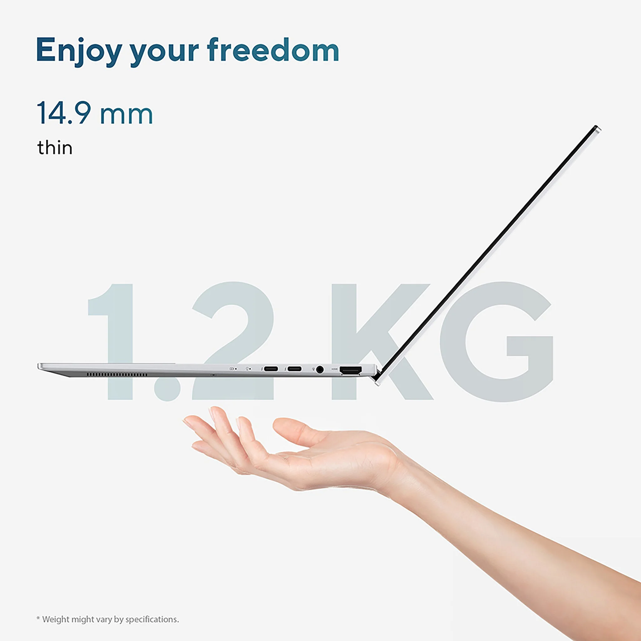 ASUS Zenbook 14 OLED Laptop - 35.6 cm (14") - Touchscreen - Intel Core Ultra 9 185H - 32 GB LPDDR5x-SDRAM - 1 TB SSD - Wi-Fi 6E - Windows 11 Home - Blue - Image 8