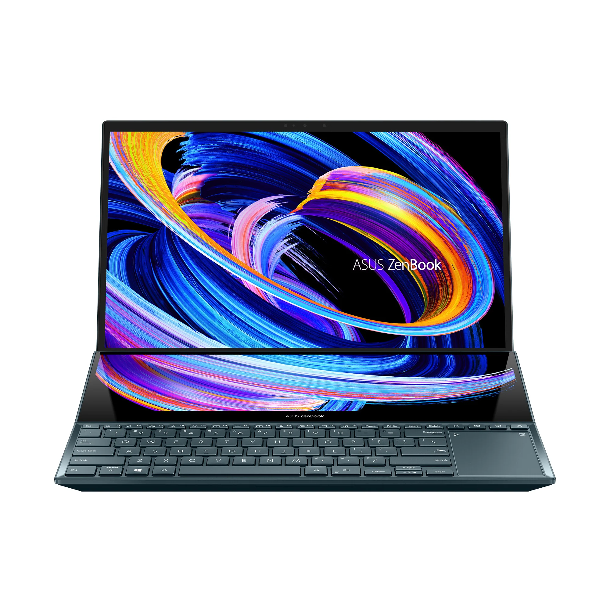 ASUS Zenbook Pro Duo 15 OLED Laptop - 39.6 cm (15.6") - Touchscreen - Intel® Core™ i9-11900H - 32 GB DDR4-SDRAM - 1 TB SSD - NVIDIA GeForce RTX 3060 - Wi-Fi 6 - Windows 11 Pro - Blue